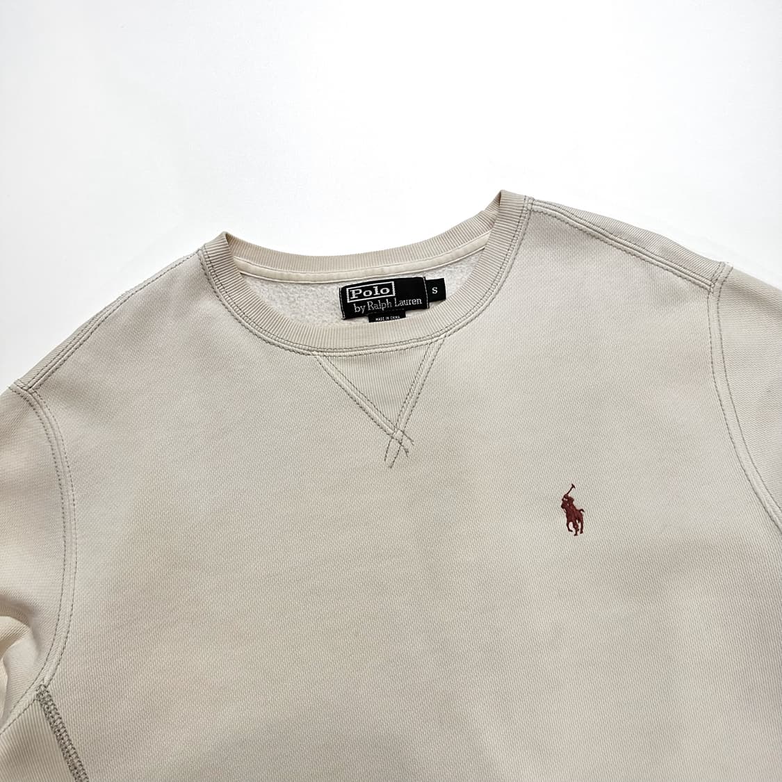 폴로 스티치 라운드 맨투맨 상품이미지3