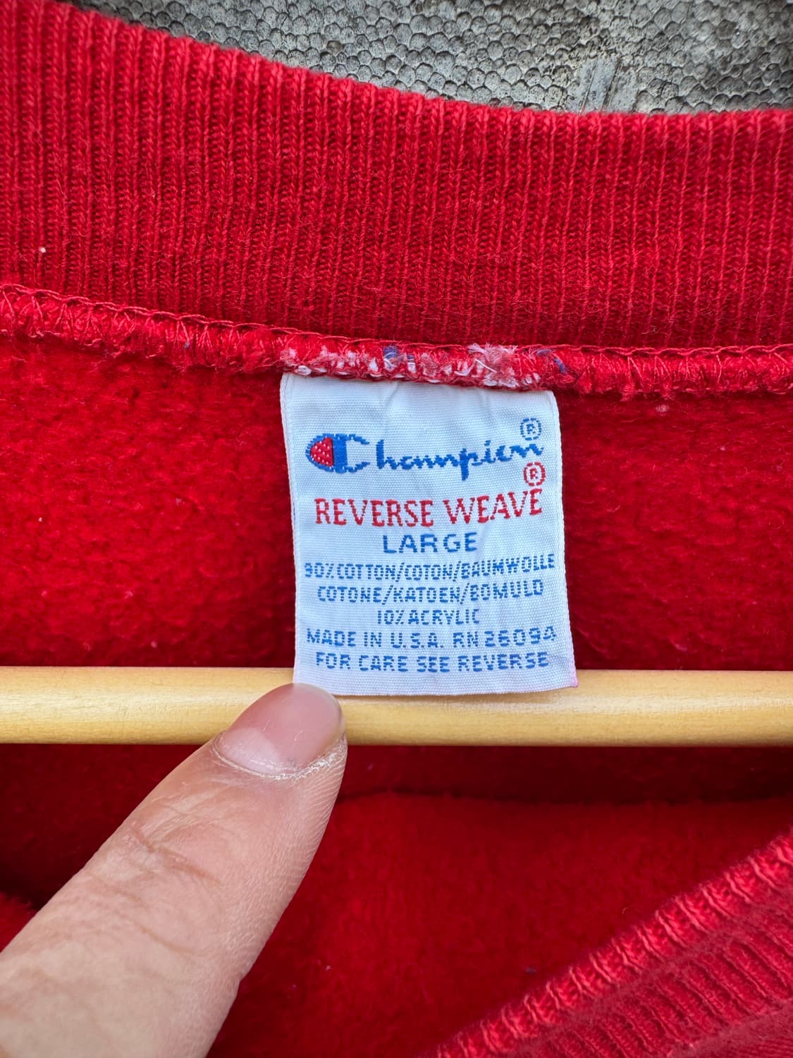 90s 챔피온 빈티지 리버스위브 usa 자수로고 스웻 셔츠 맨투맨 상품이미지6