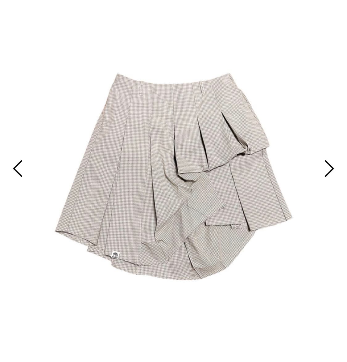 로레일즈 언발란스 플리츠 스커트 상품이미지4