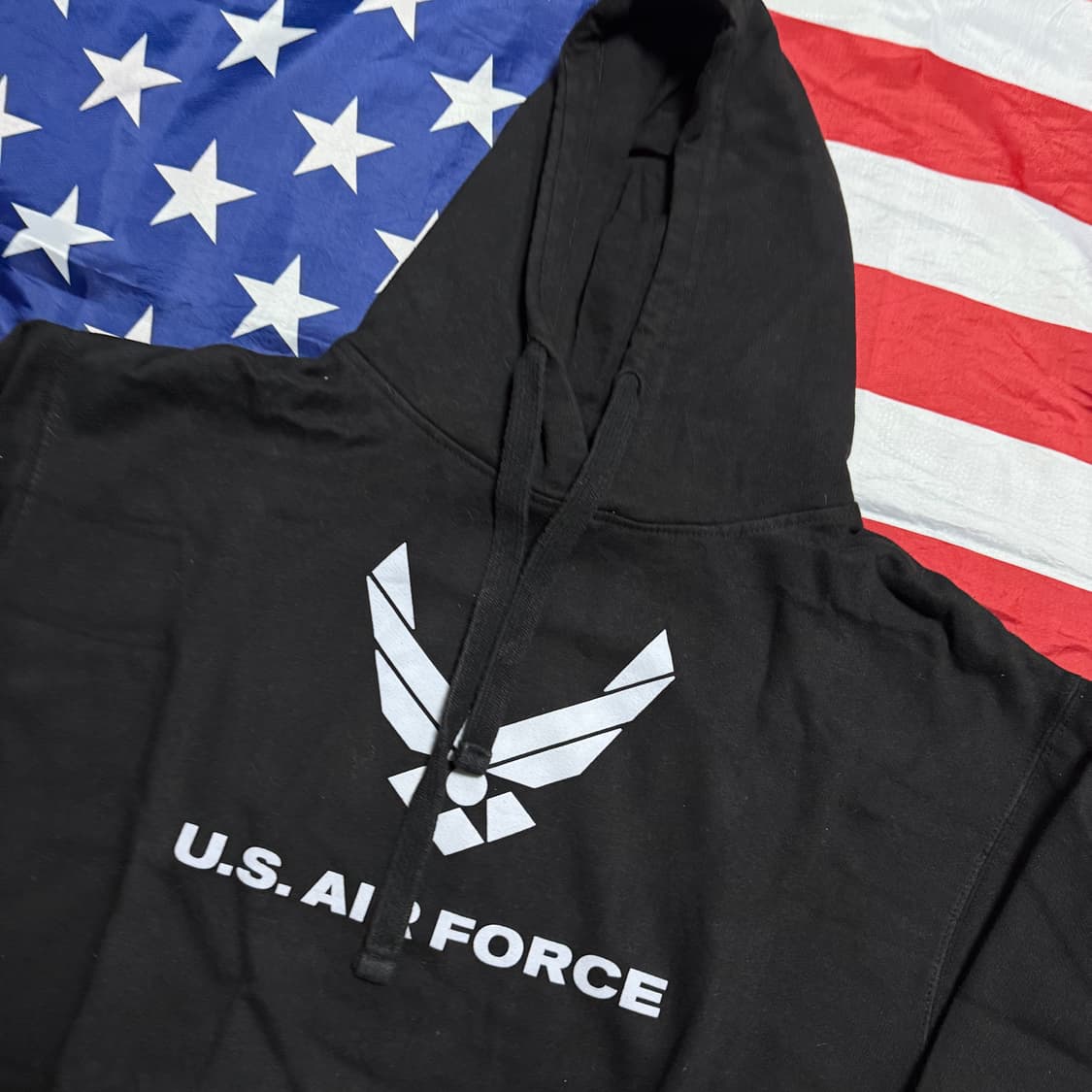 [L] 밀리터리 미 U.S AIR FORCE 스웻 후드티 S-25 상품이미지4