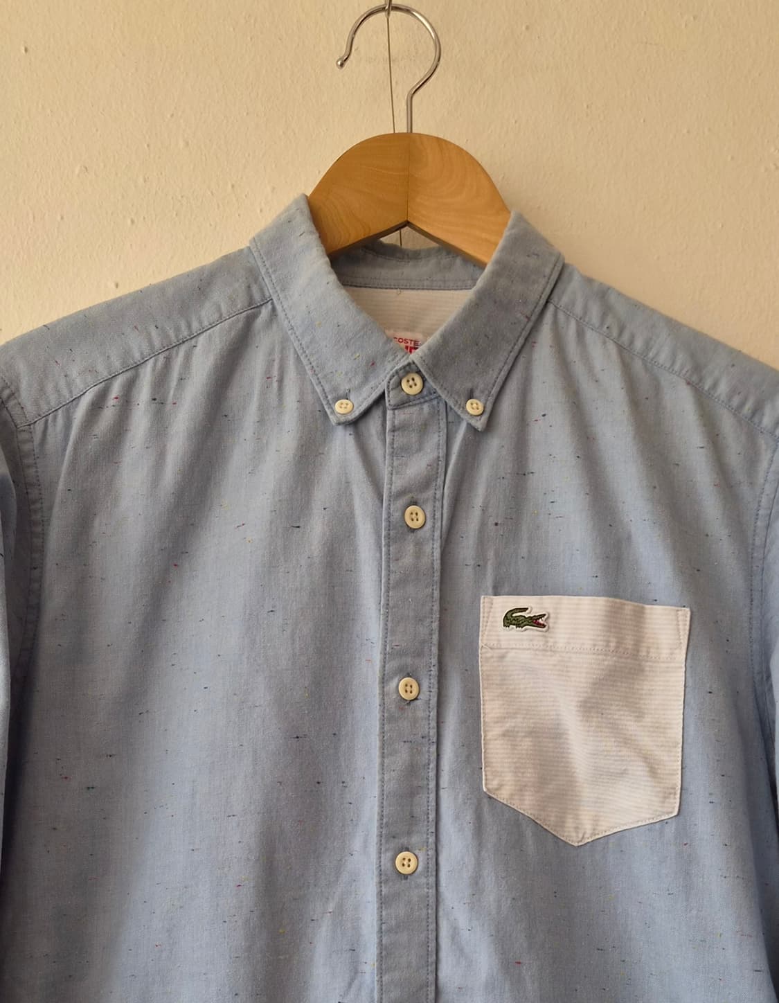 라코스테 남성 버튼다운솔리드셔츠 50사이즈 상품이미지1