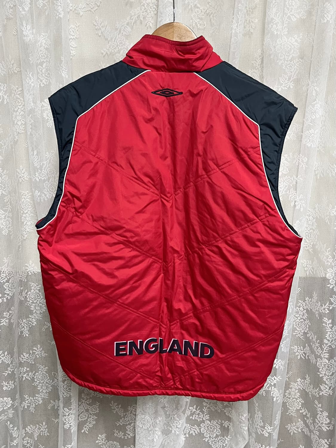 100) 엄브로 양면 리버시블 패딩조끼 잉글랜드 베스트 상품이미지6