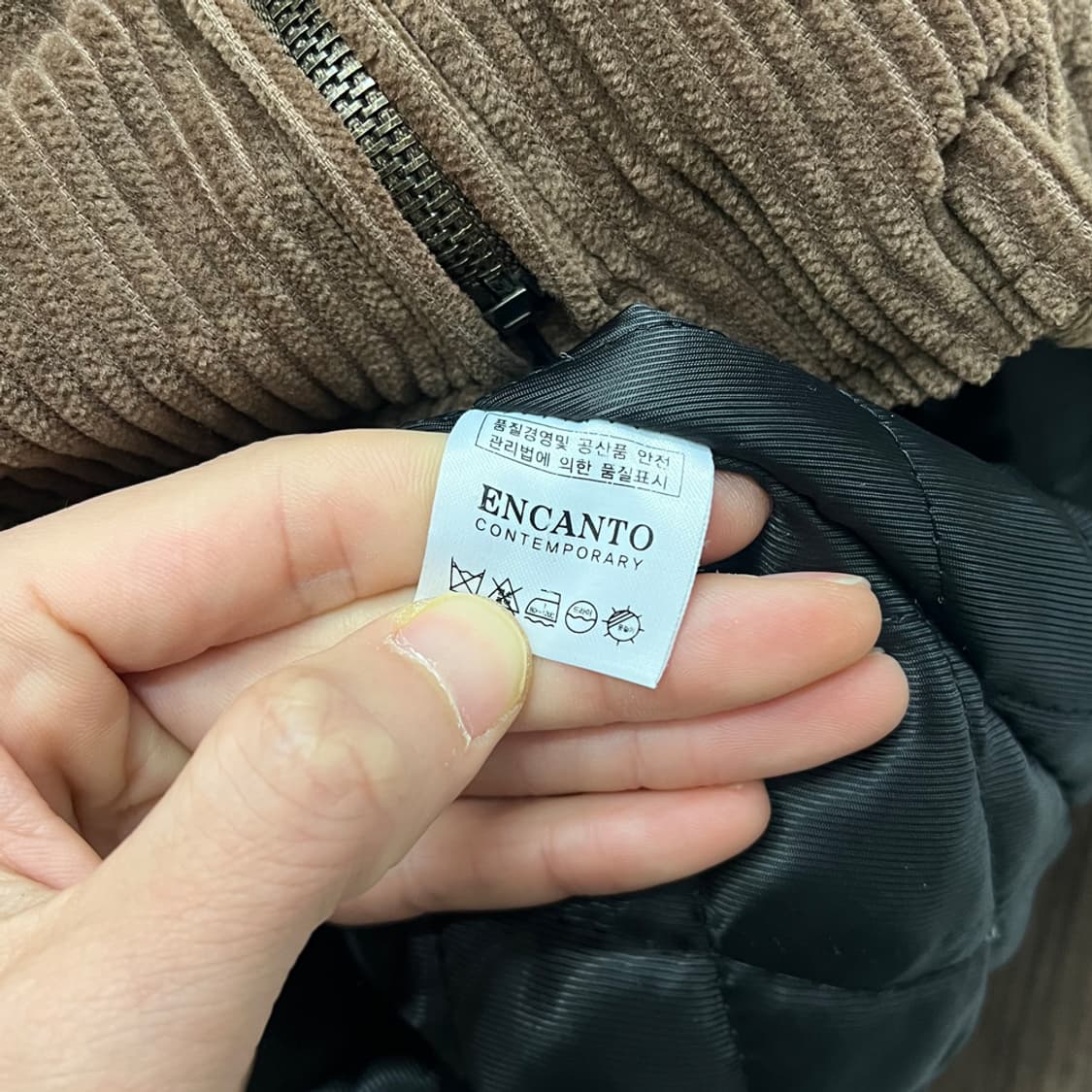 엔칸토 오버핏 코듀로이 플라이트 점퍼 FREE 상품이미지4