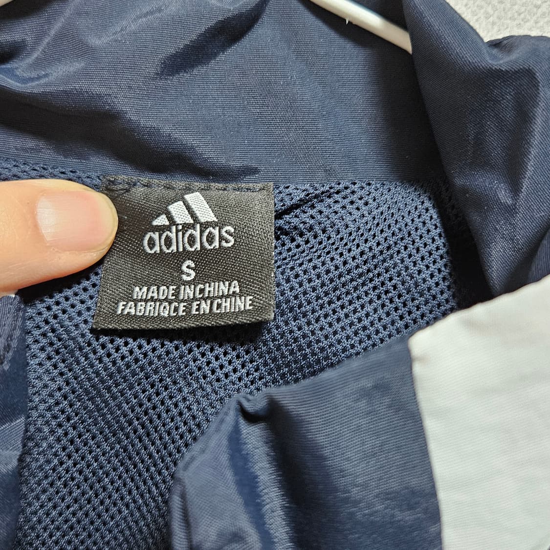 (S/95) 아디다스 레알마드리드 옵시디언 블루 윈드브레이커 바람막이 상품이미지2