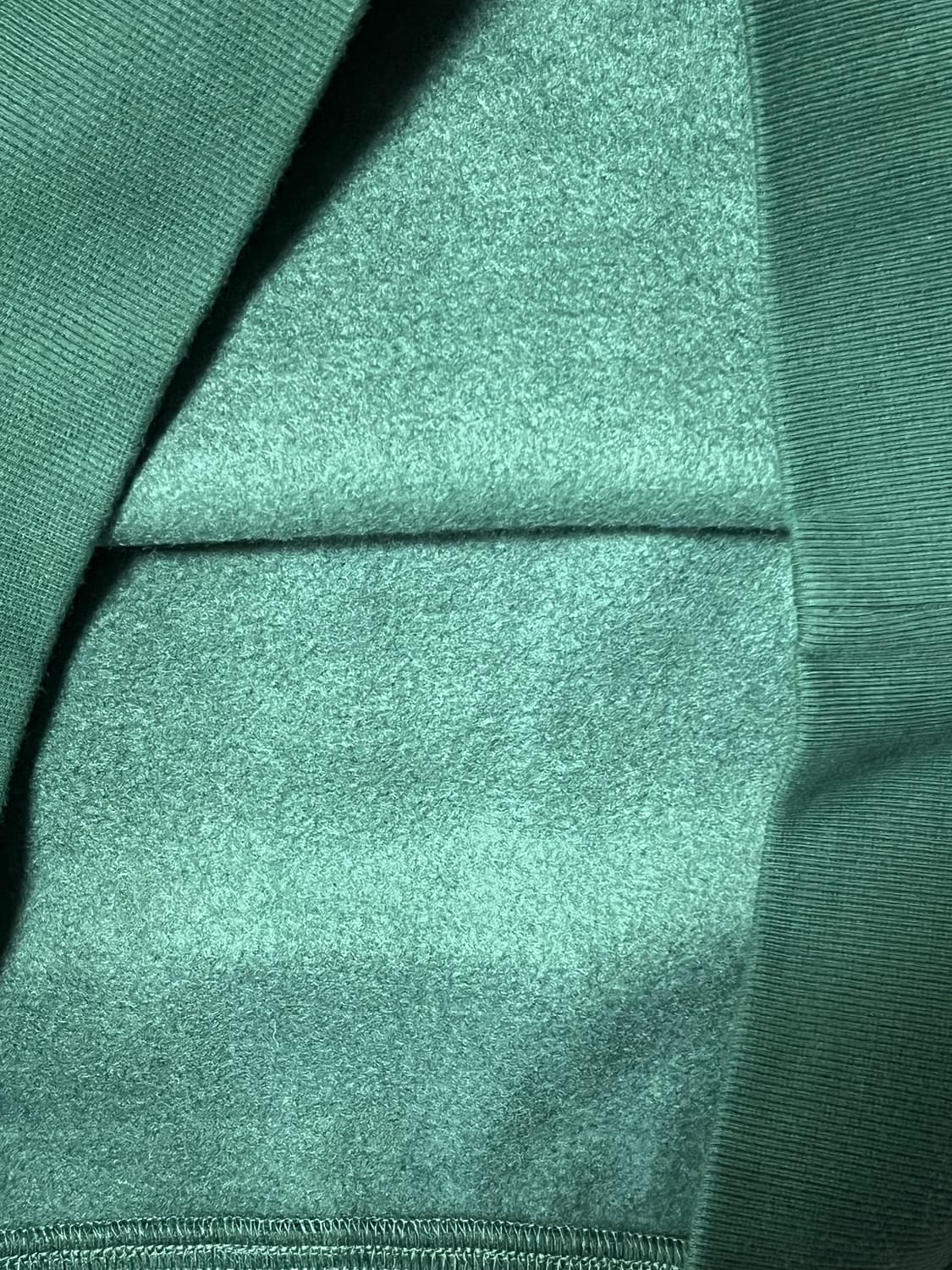 [새상품] L) 커버낫 스몰 로고 기모 맨투맨 그린 상품이미지5