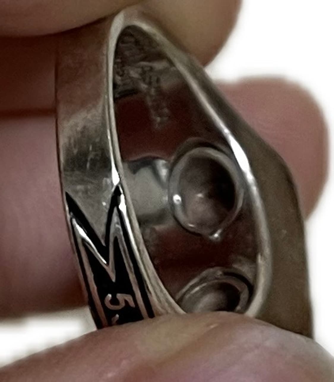 (Us 9.5) 솔로이스트 루비 스컬 링 상품이미지3