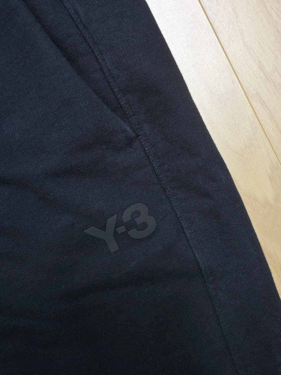 Y-3 요지야마모토 블랙 와이드핏 팬츠 S 상품이미지1