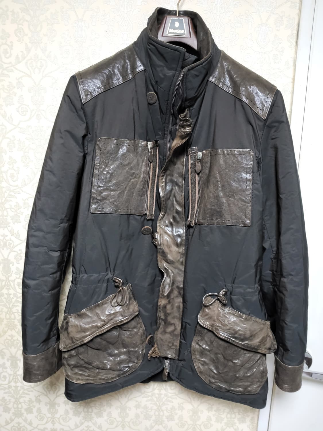 이태리명품.에르마노설비노(Ermanno Scervino)레더믹스드 자켓 상품이미지2