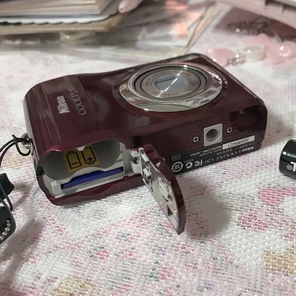 니콘 쿨픽스 L20 Nikon coolpix 레드 빈티지 디카 상품이미지4