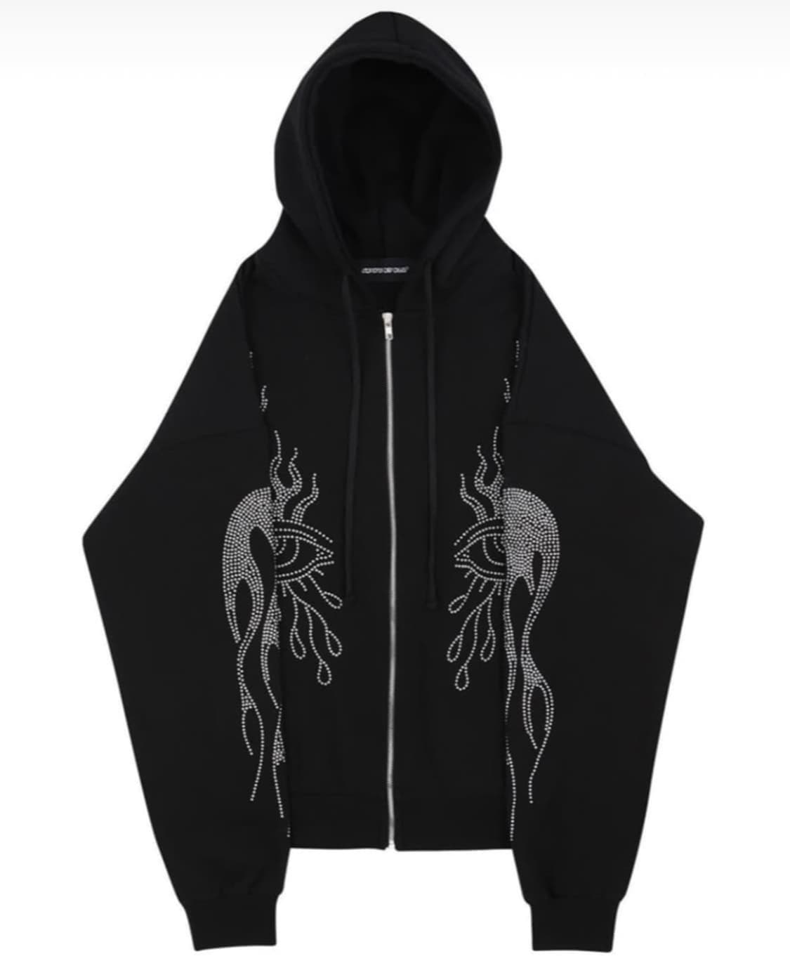 선데이오프클럽 eyes 후드집업 블랙 L 상품이미지1