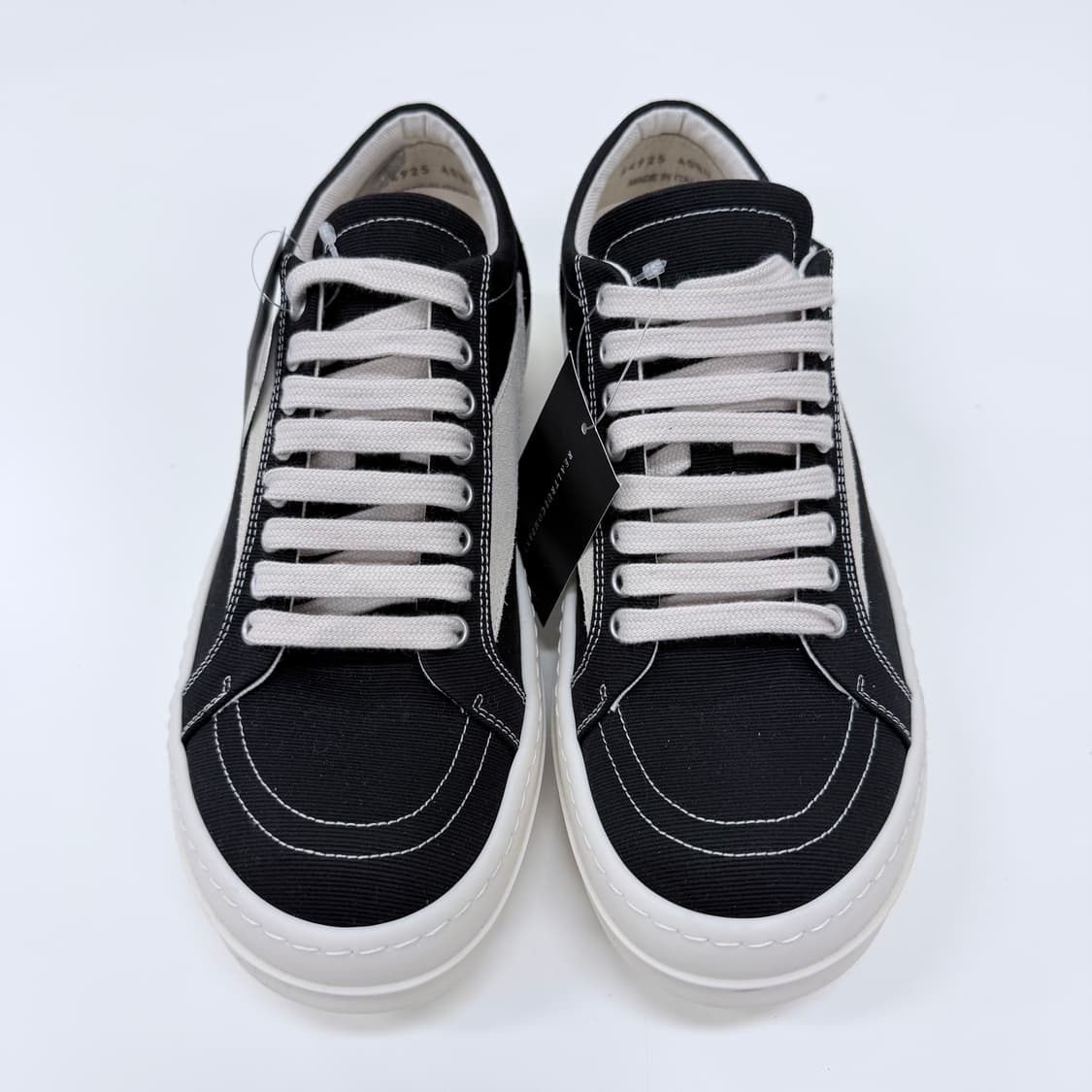 [미사용/255] 릭오웬스 다크쉐도우 빈티지 스니커즈 블랙 상품이미지6