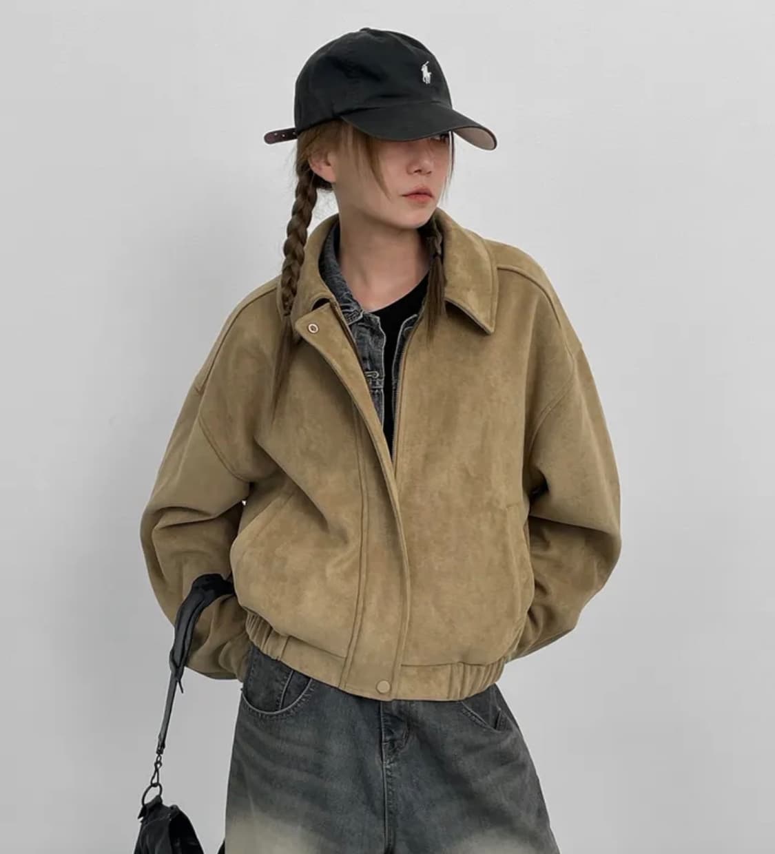 블랙업 [2천장판매] [MADE] 월터 스웨이드 블루종 점퍼 상품이미지1