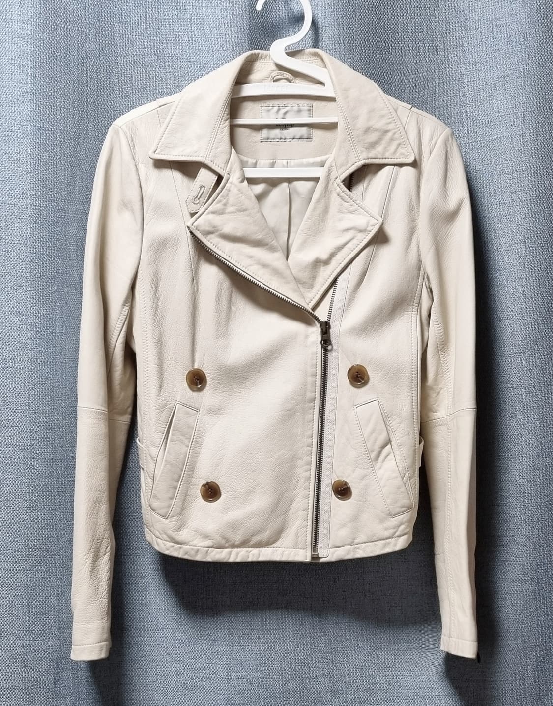 르샵 양가죽 크롭 라이더자켓(S) 상품이미지6