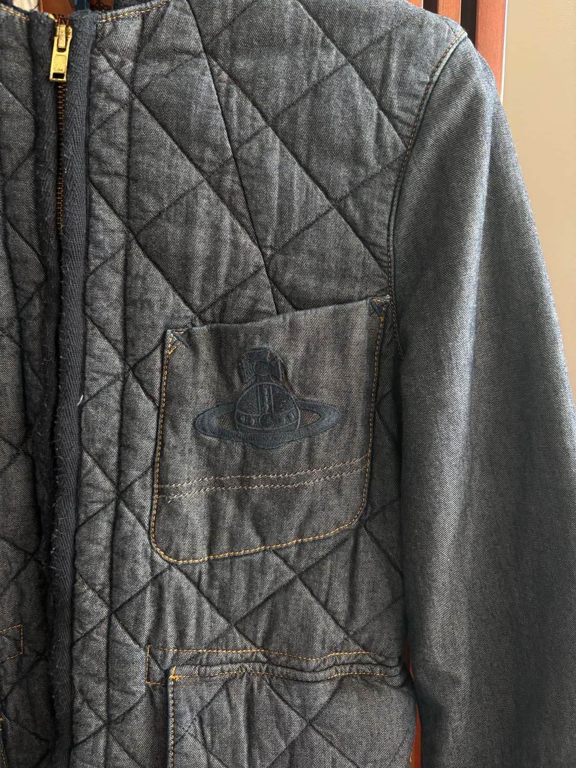 Vivienne Westwood x Lee 데님 퀼팅 자켓 상품이미지4