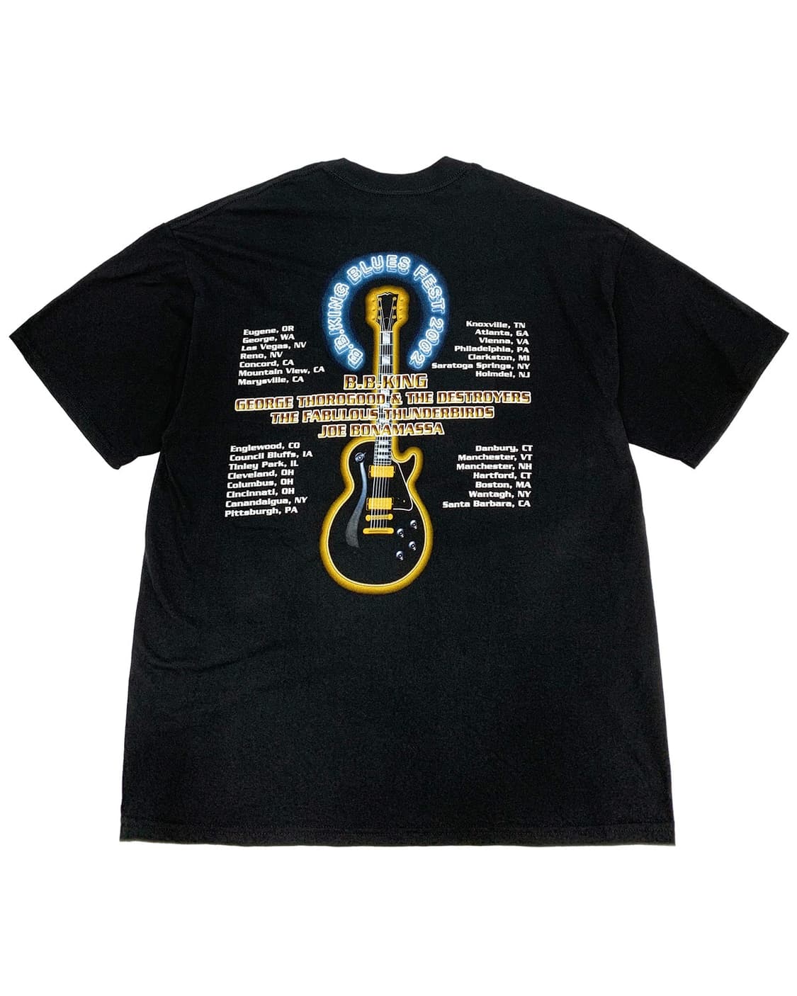 빈티지 락 밴드 티셔츠 비비킹 투어 째즈 락 티셔츠 상품이미지2