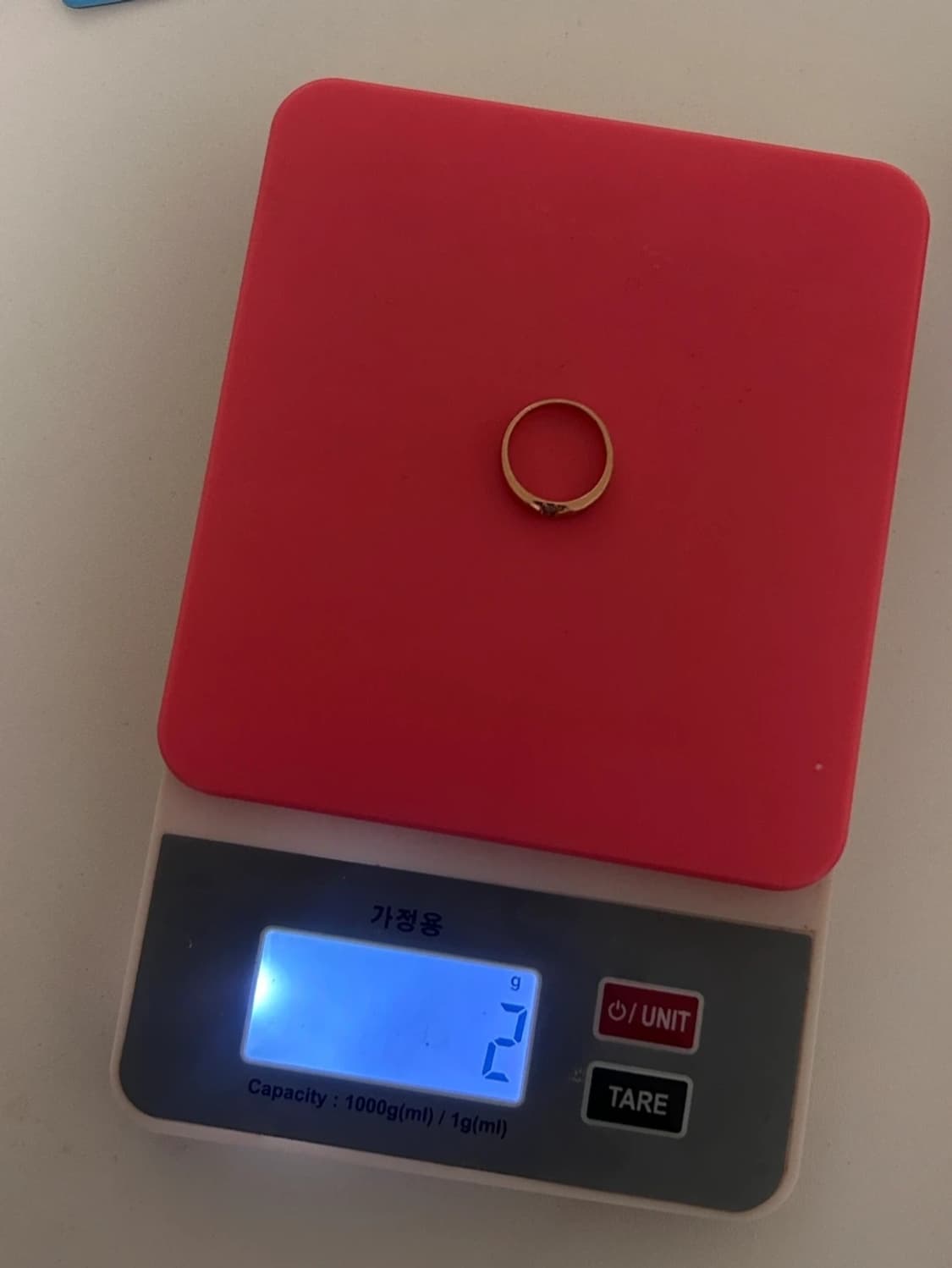 14k 로즈골드 반지 8호 상품이미지2