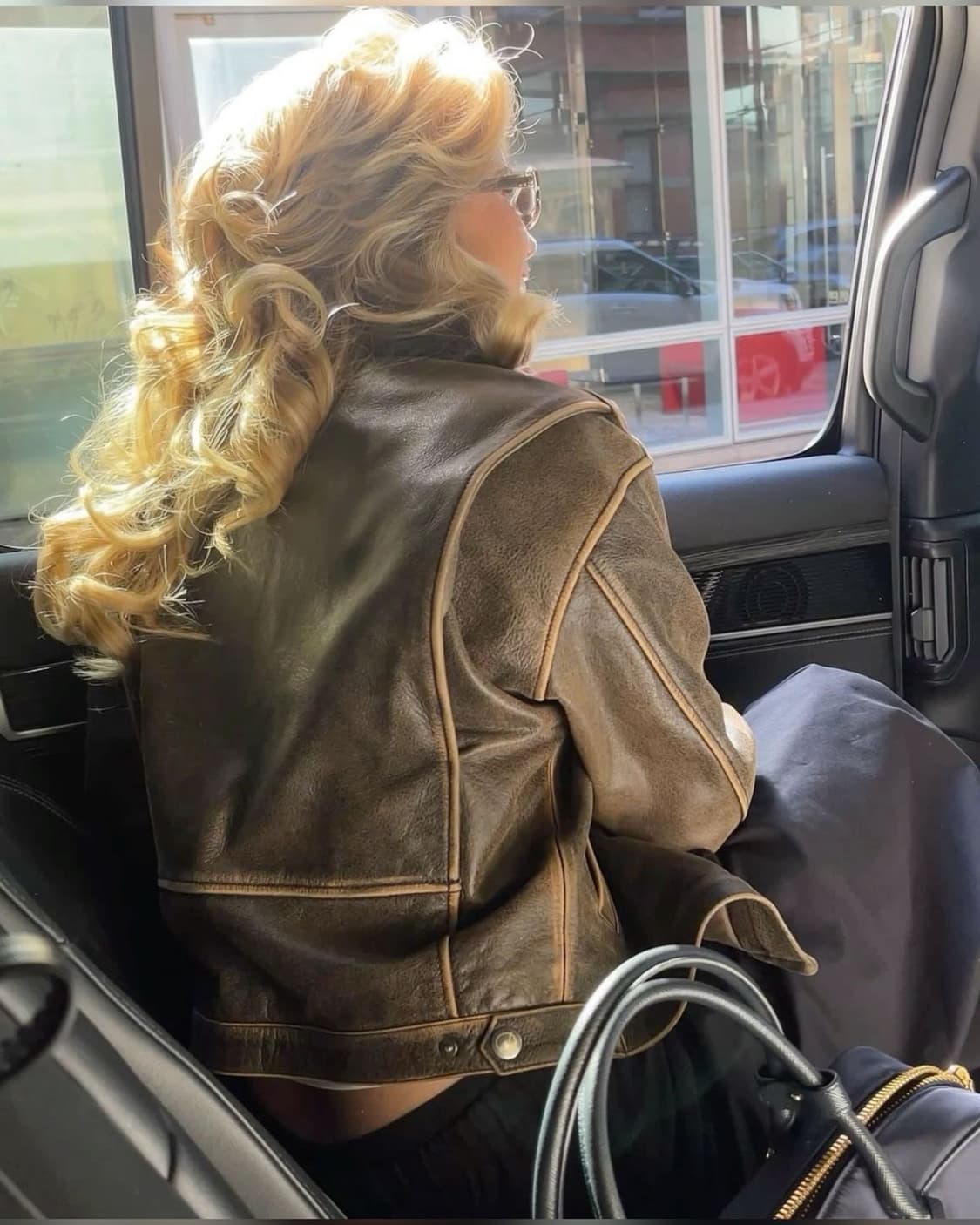 오픈 YY 레더 자켓 상품이미지3