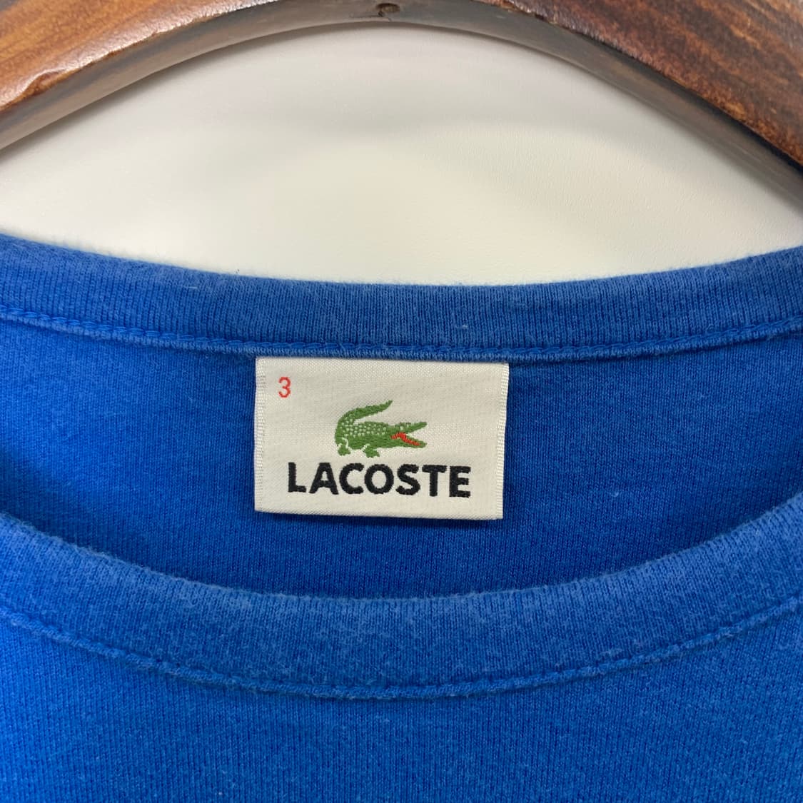 라코스테 자수로고 단가라 스트라이프 긴팔티셔츠 상품이미지6