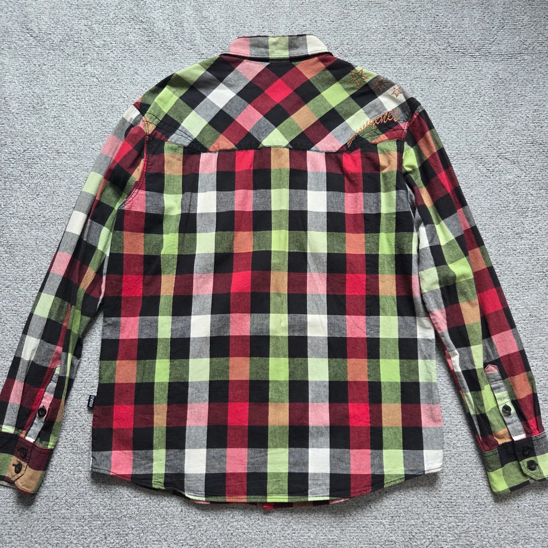Evisu 웨스턴 체크 셔츠 L(100) 상품이미지7