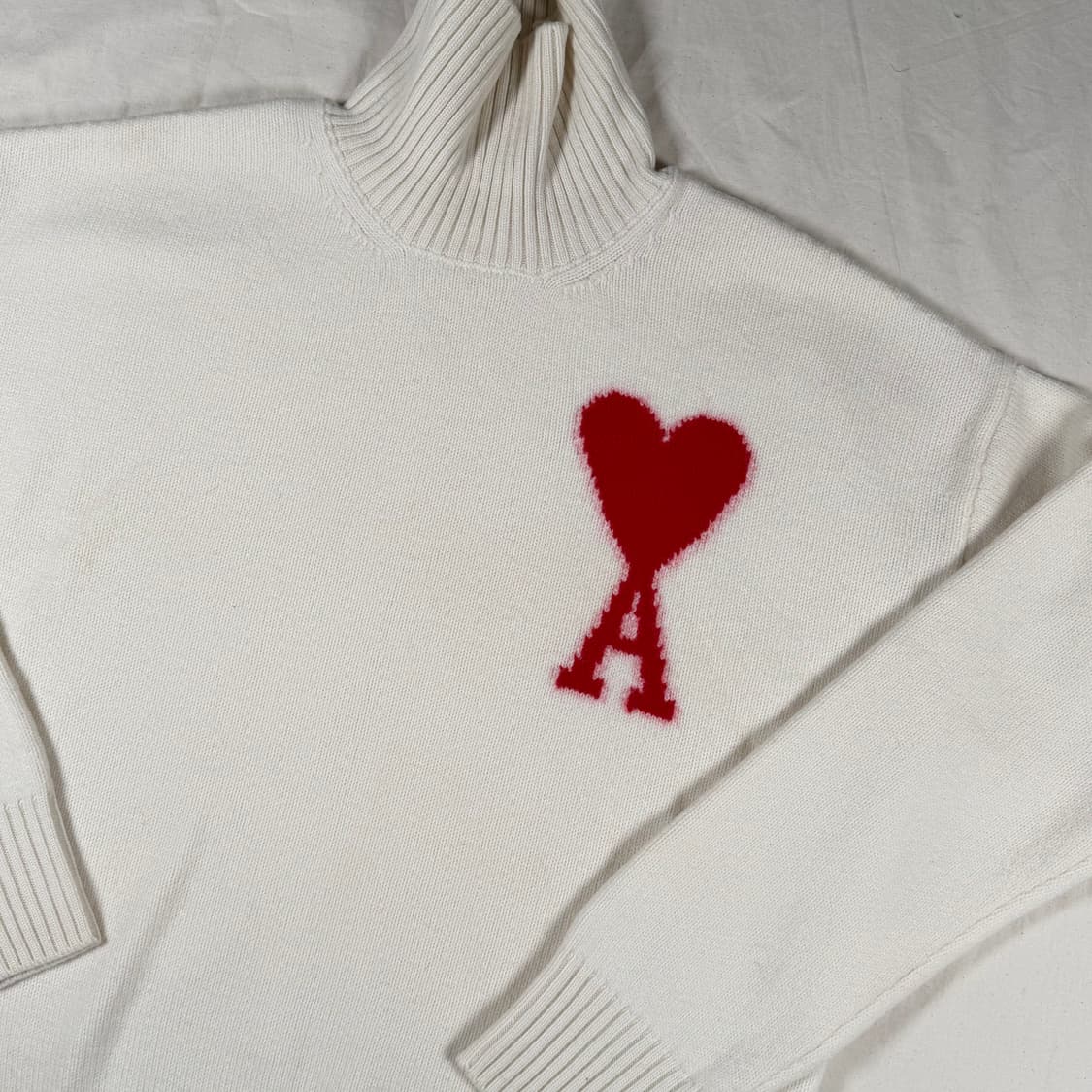 Ami 아미 빅로고 니트 목티 스웨터 백화점택 상품이미지2