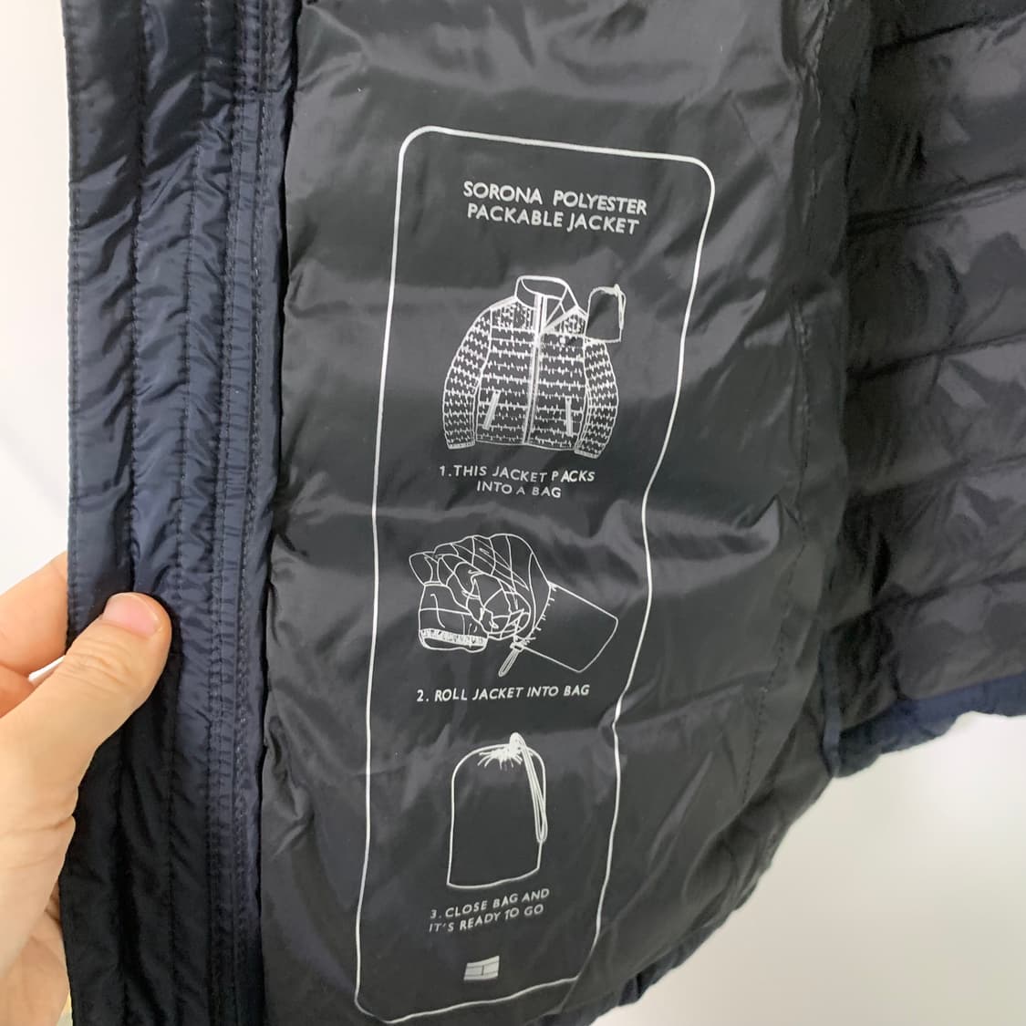 타미힐피거 빈티지 경량 패딩 점퍼 L 남녀공용 상품이미지6