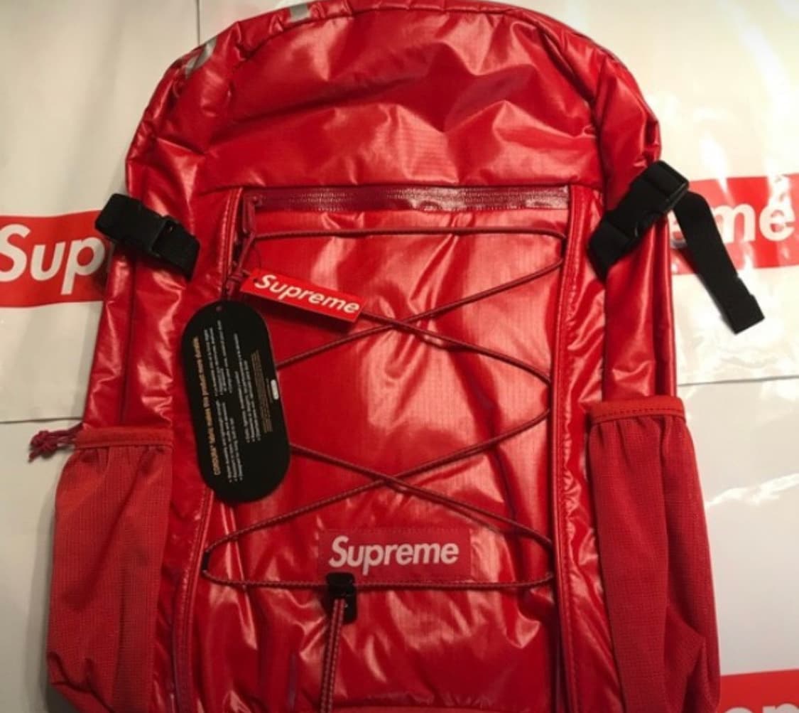 슈프림 17fw 백팩 레드 상품이미지4