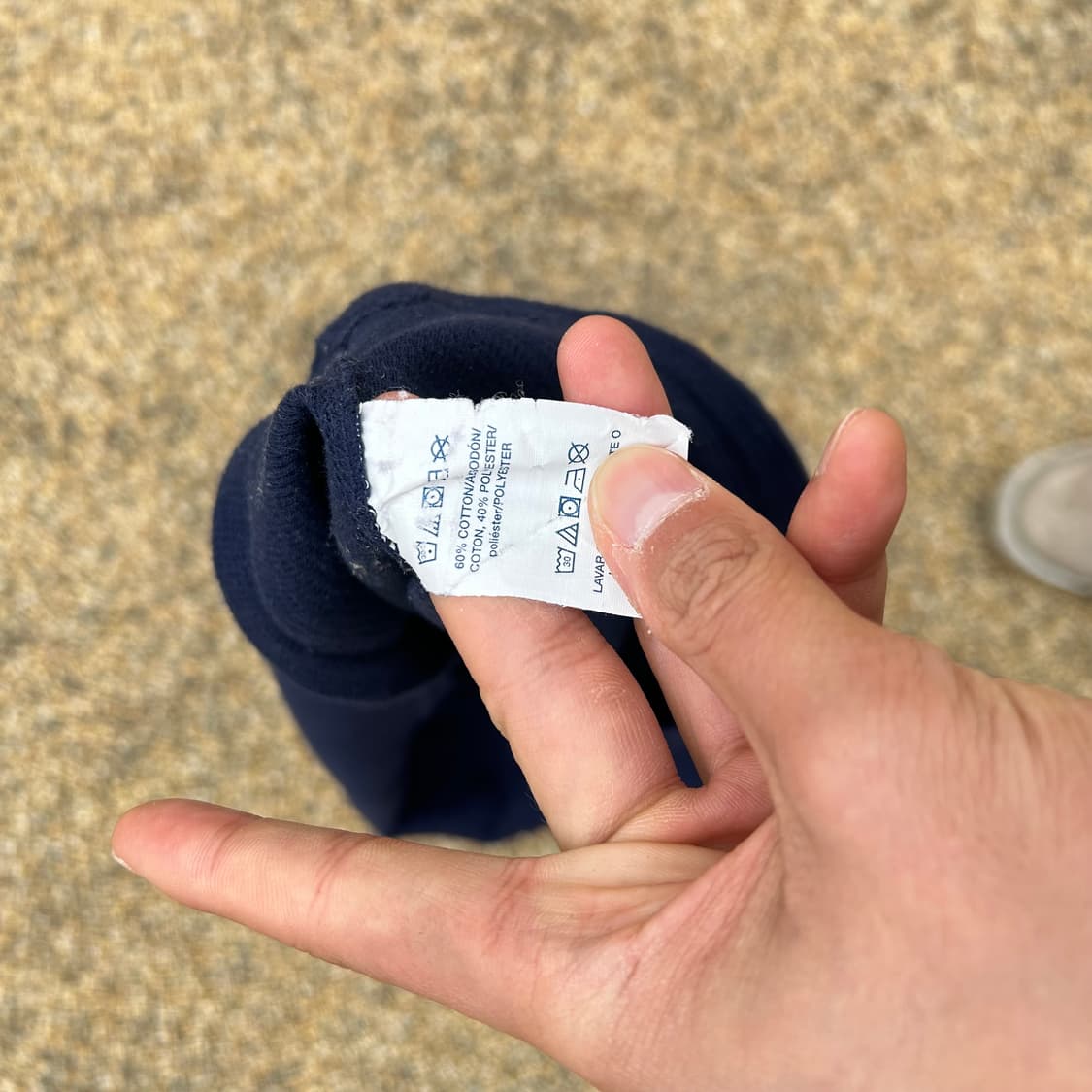 폴로 (POLO RalphLauren)네이비 와플 니트 상품이미지5