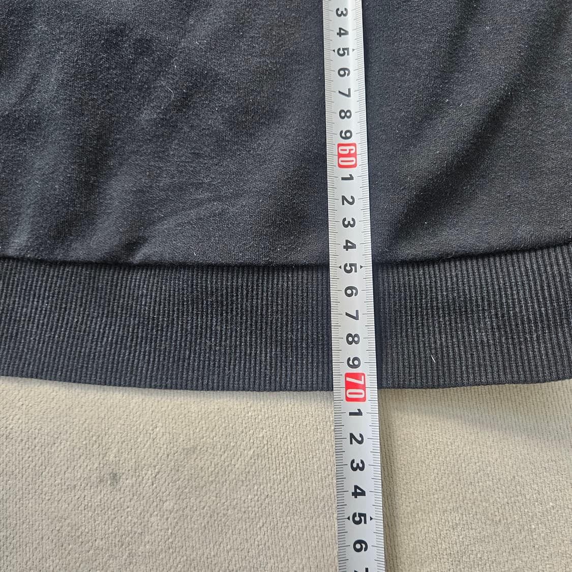 L 아식스 빅로고 블랙 맨투맨 0326Y 상품이미지6