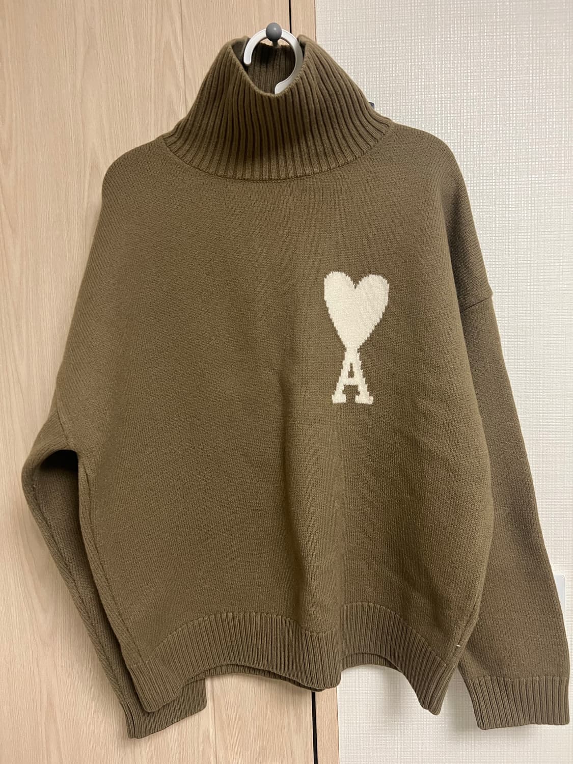 아미/인타르시아 터틀넥 베이지/M 상품이미지2