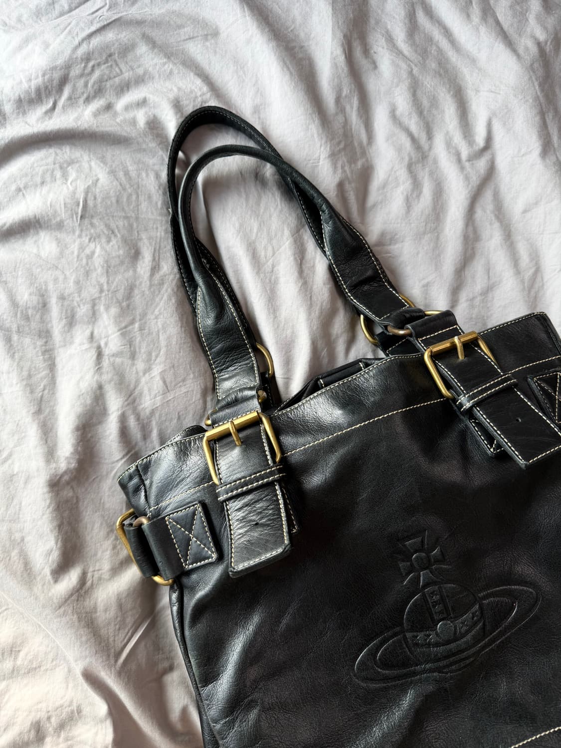 비비안웨스트우드 빈티지 버클 백 숄더백 상품이미지5