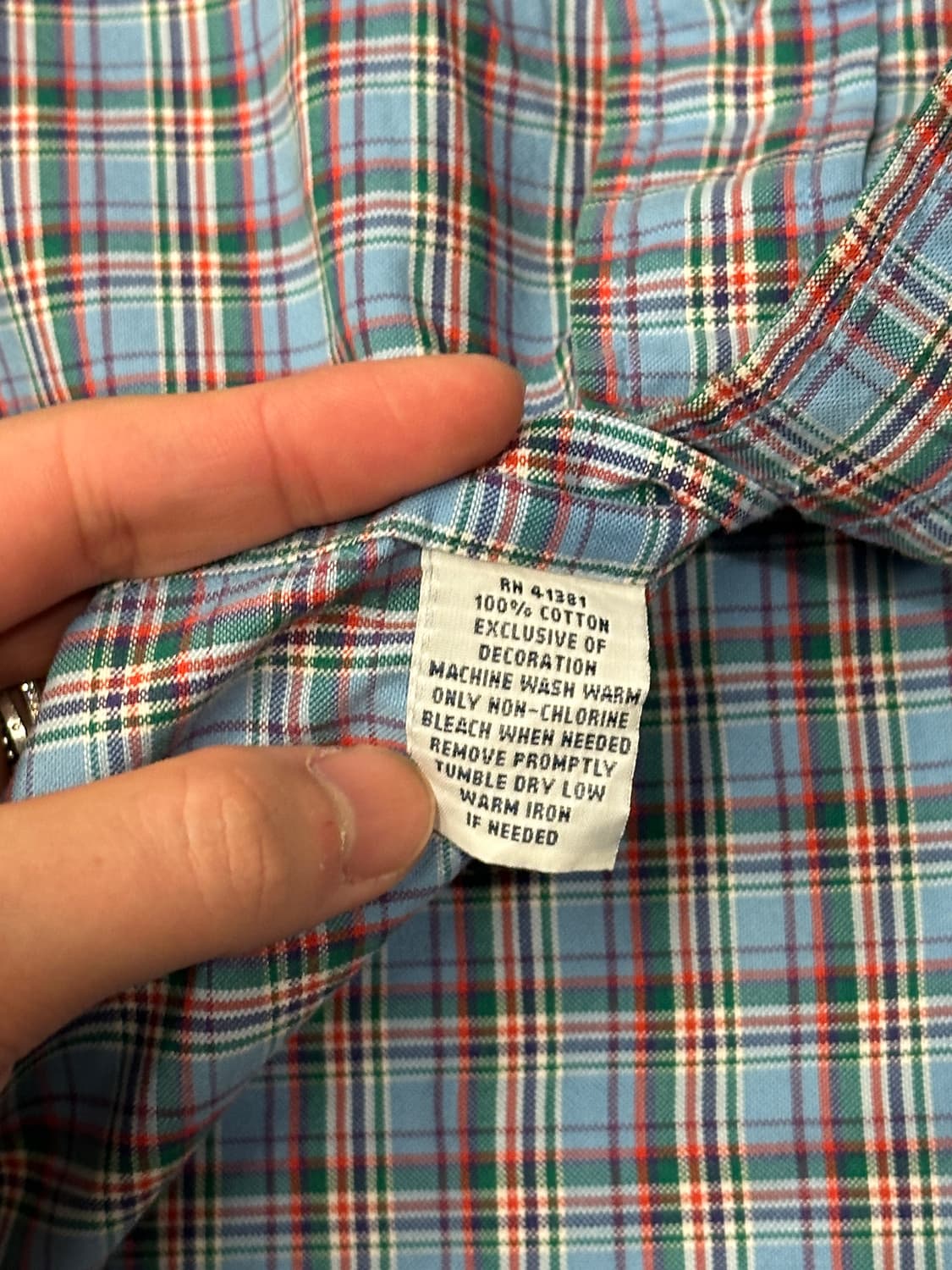 폴로 랄프로렌 체크셔츠 M 상품이미지7