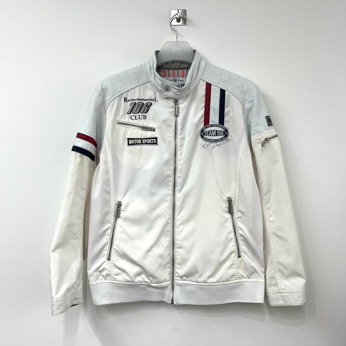 EXR Team 106 류시원 화이트 레이싱 자켓 상품이미지2