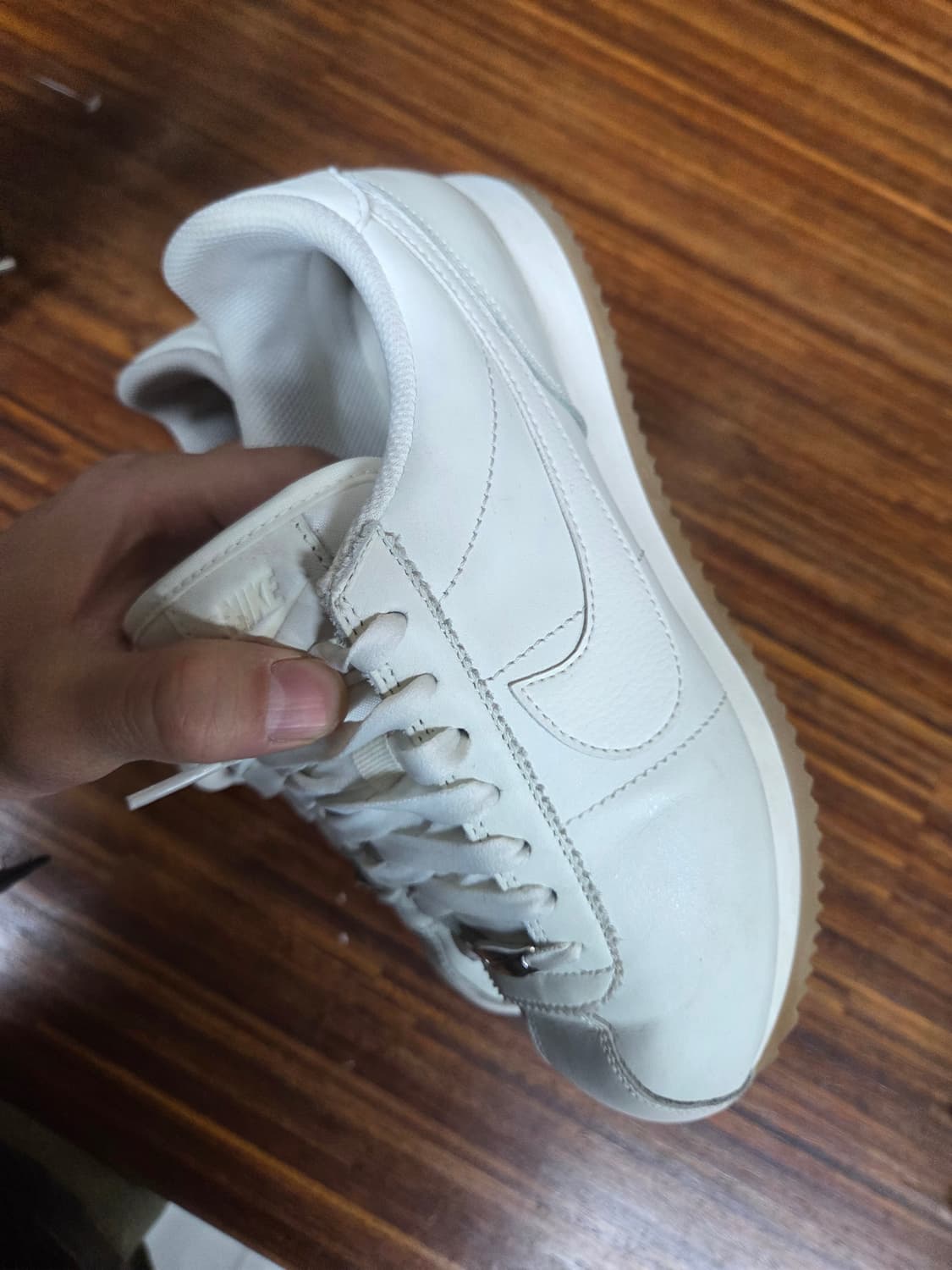 나이키 코르테즈 베이지 가죽 240 상품이미지6