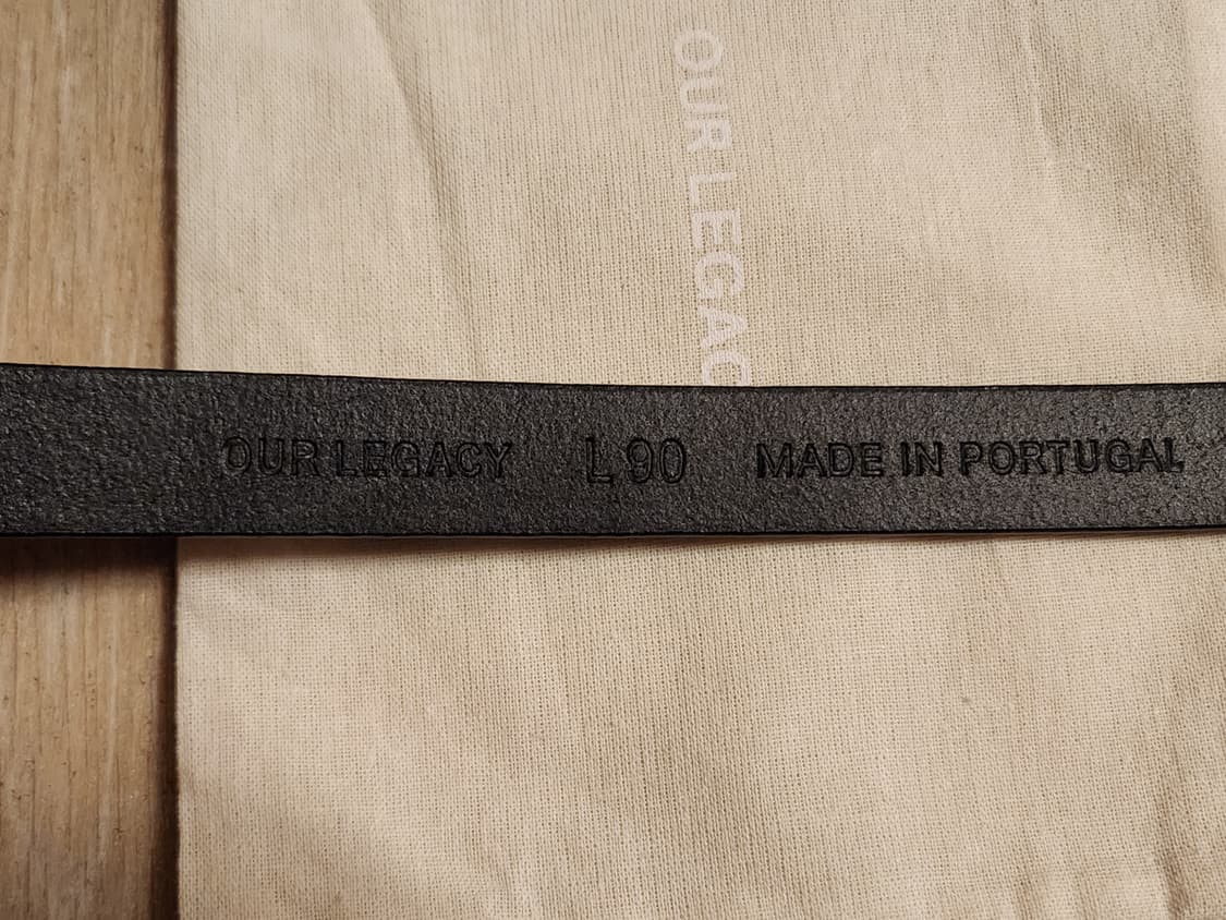 아워레가시 2cm 벨트 블랙 90 상품이미지2