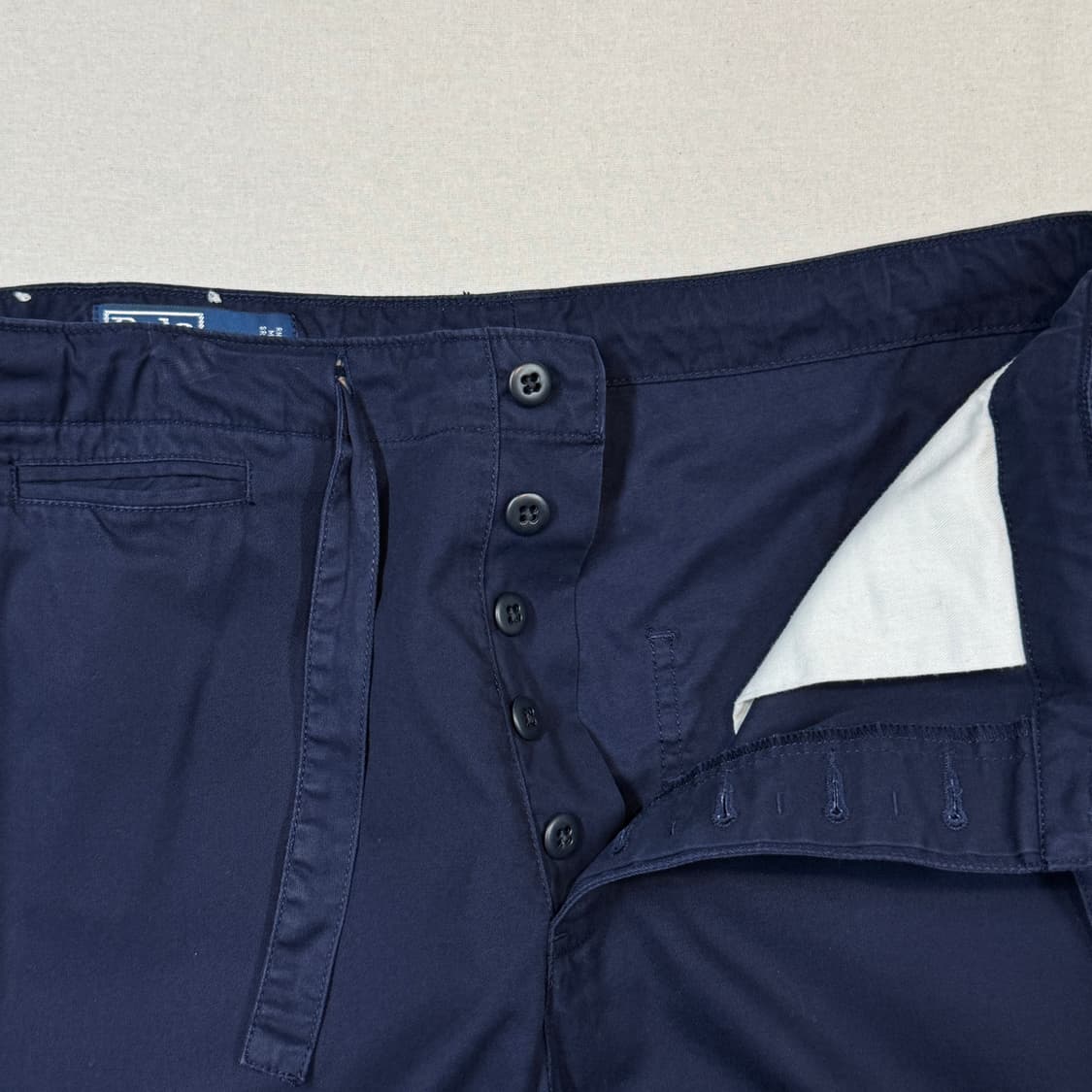 34inch) 폴로 랄프로렌 네이비 코튼 팬츠 상품이미지3
