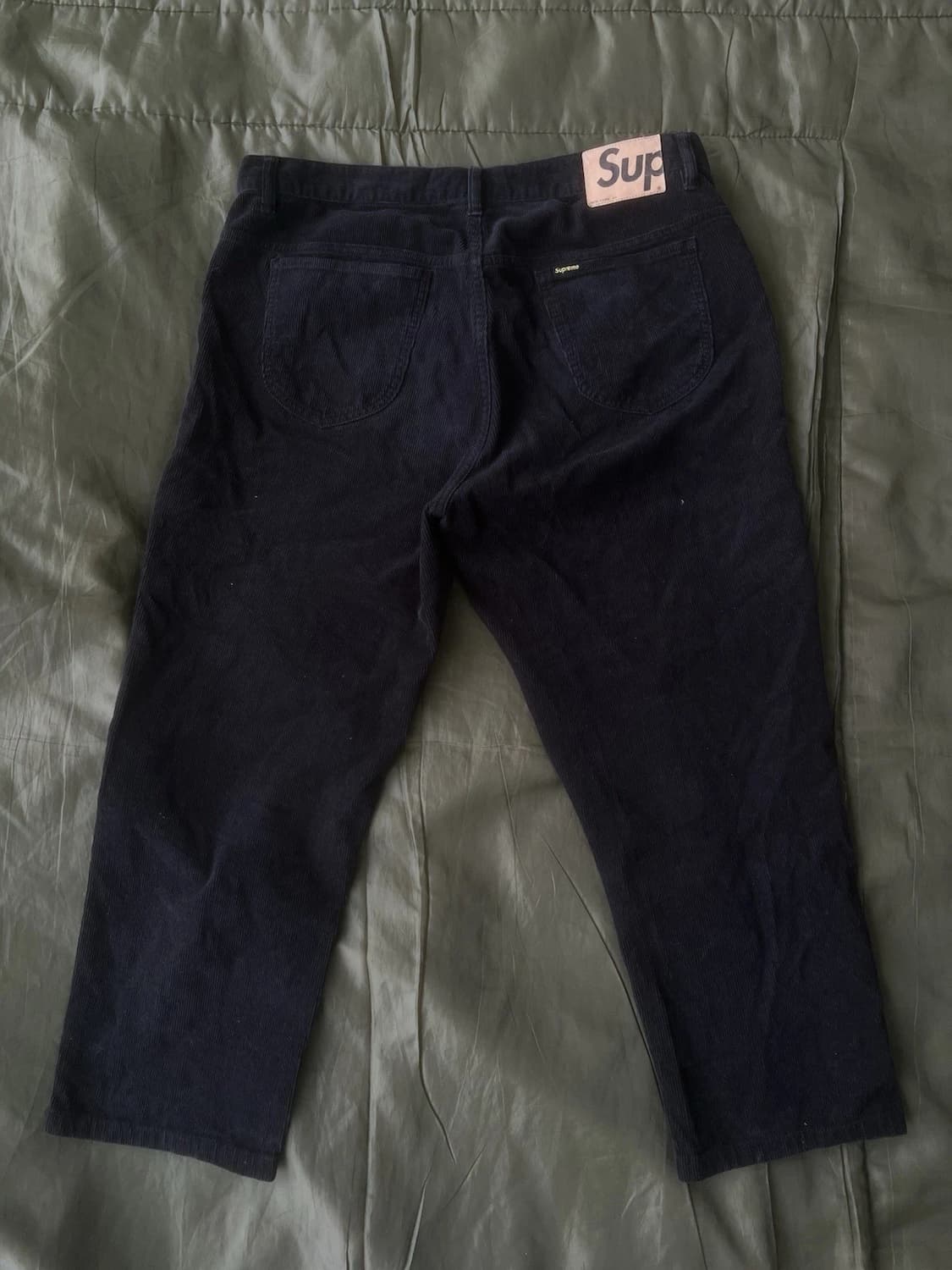 슈프림 코듀로이 팬츠 블랙 36 상품이미지1