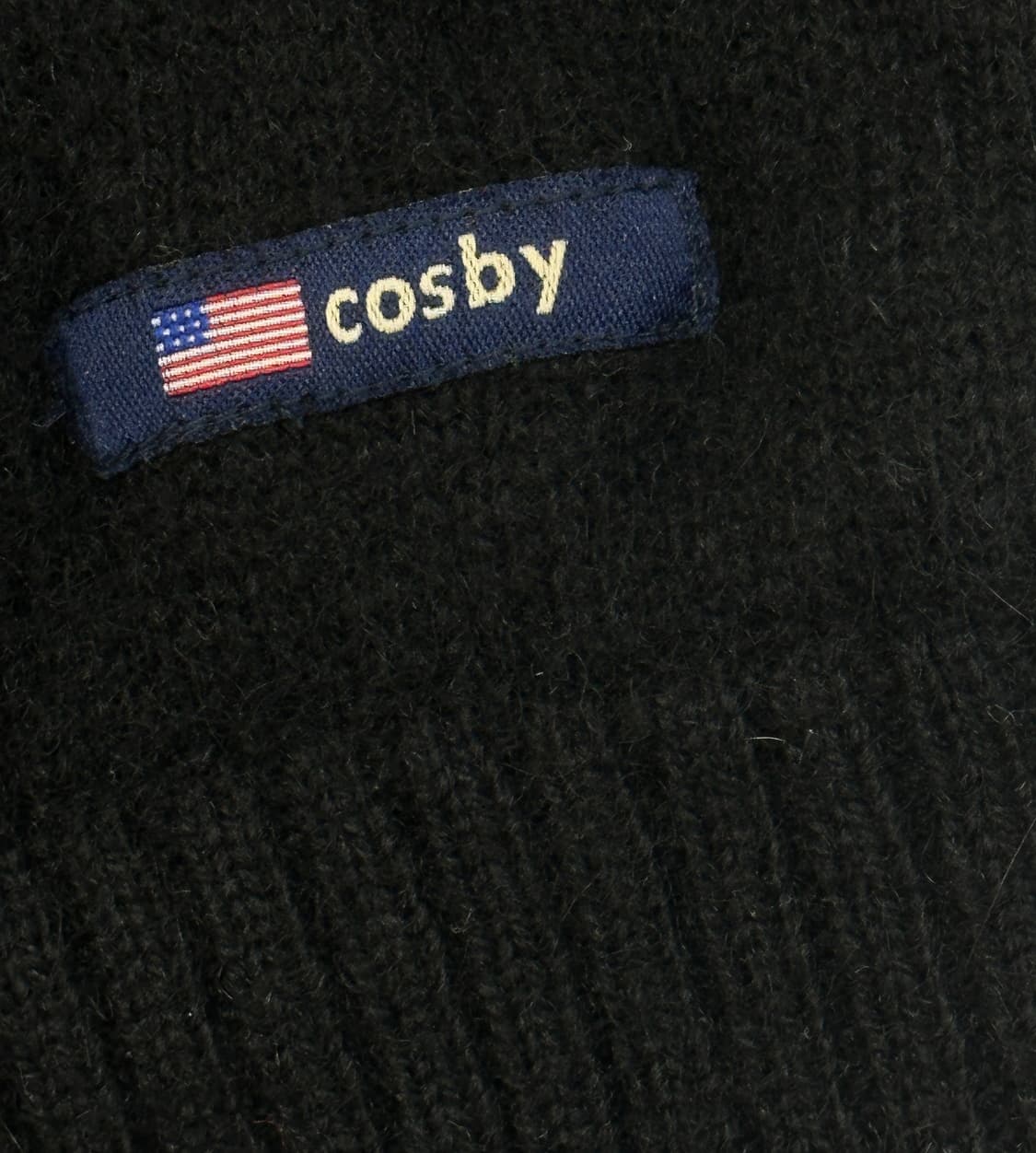 🇺🇸cosby 아가일 패턴 블랙 집업 가디건🇺🇸 빈티지 사와코 상품이미지5
