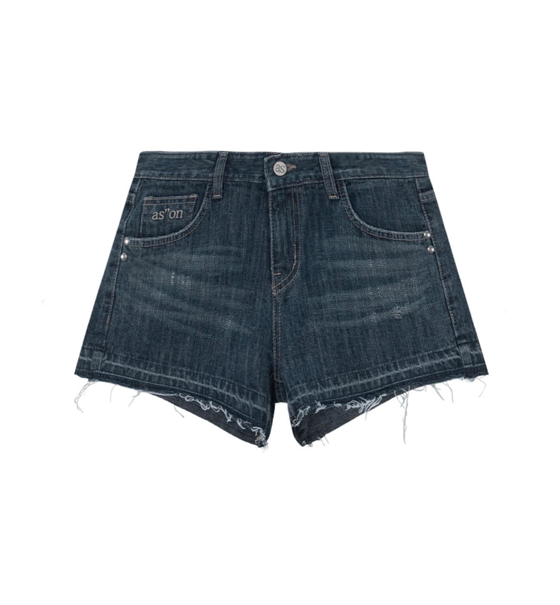 ASON FOLD DENIM SHORT PANTS / BLUE 상품이미지1