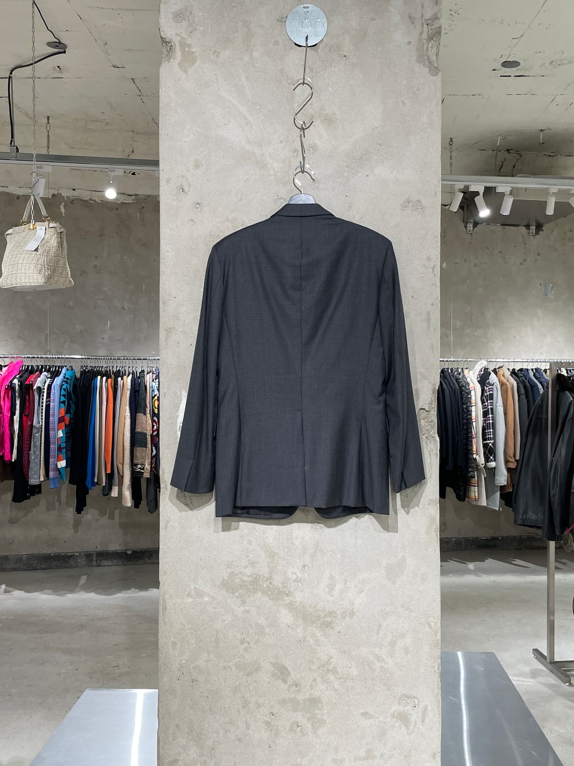 질샌더 차콜 테일러 메이드 클래식 슈트 셋업 상품이미지5