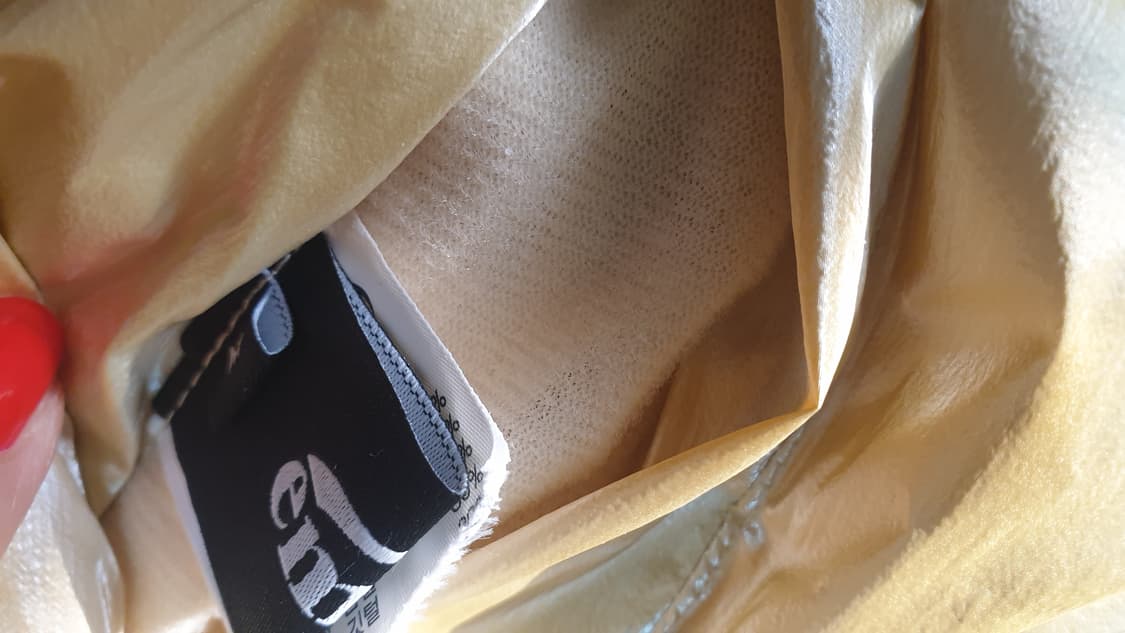 이미스 양면 패딩 점퍼 골드 상품이미지6