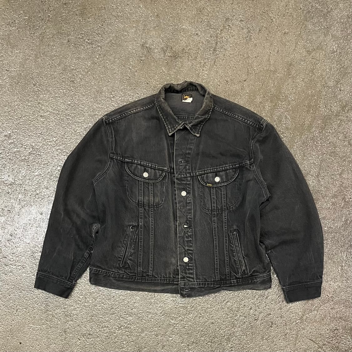 90s Lee 흑청 트러커 자켓 (110) 상품이미지1