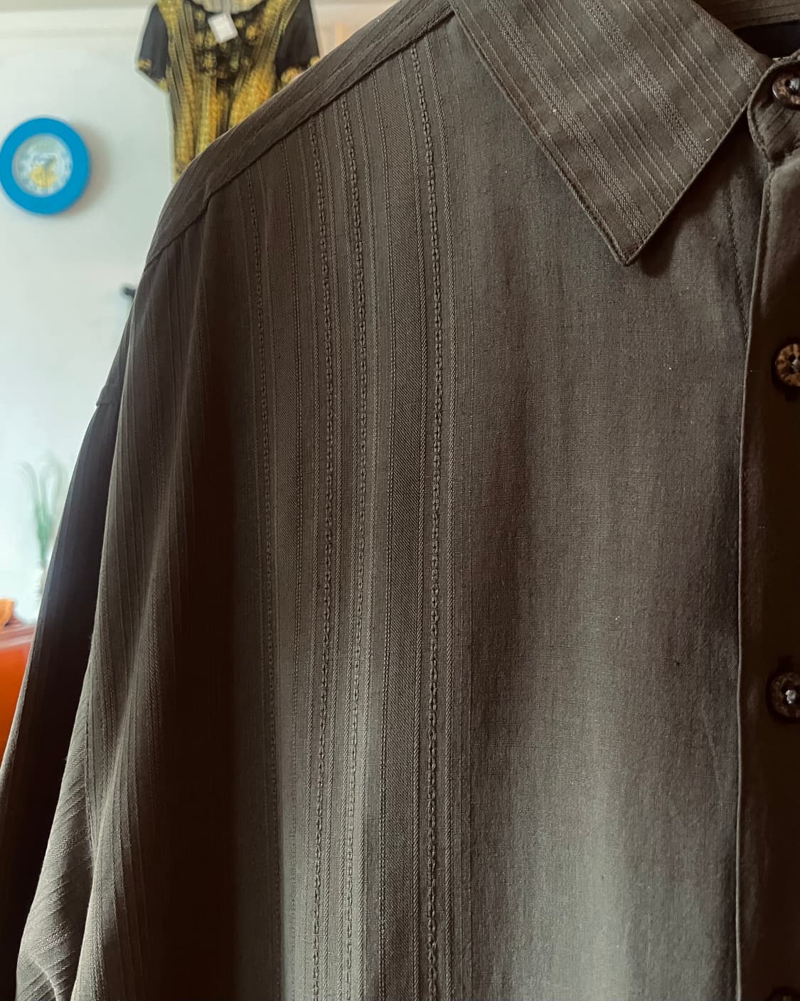 SILK ICON Vintage Over-Sized 1/2 Shirt 상품이미지5
