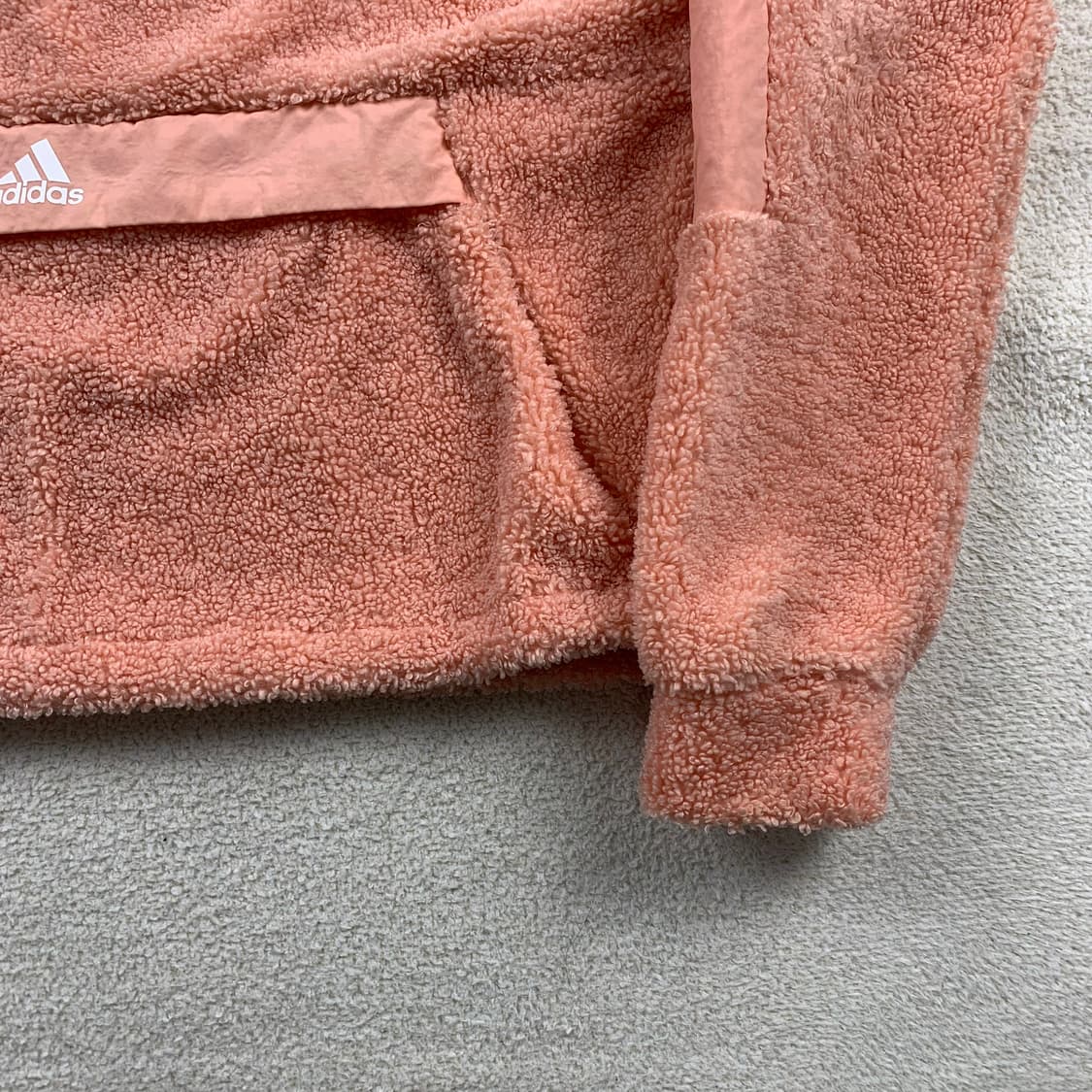 아디다스 우먼스 퍼포먼스 로고 하이넥 플리스 핑크 상품이미지7