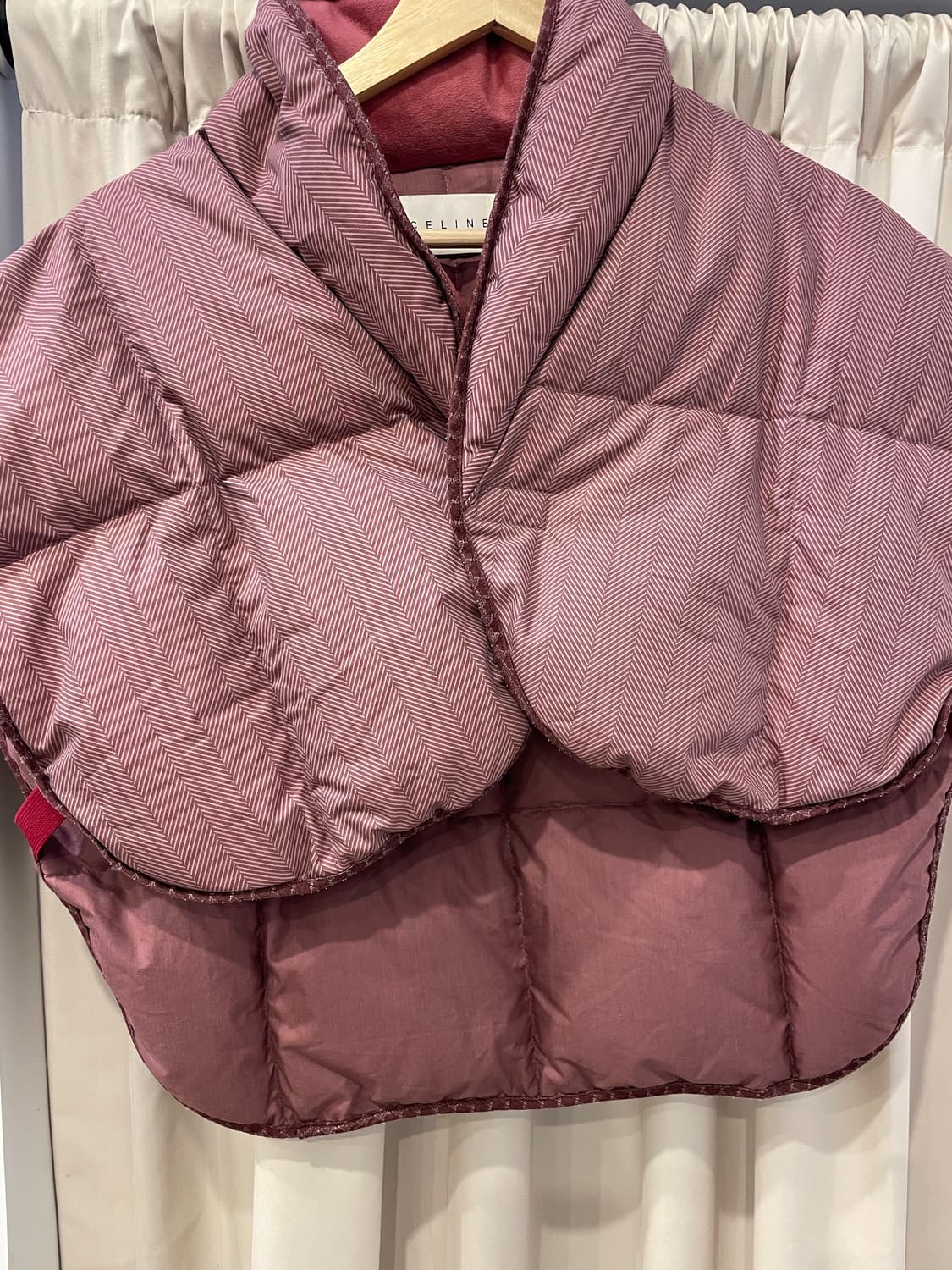 올드 셀린느 패딩 퀼팅 케이프  상품이미지1