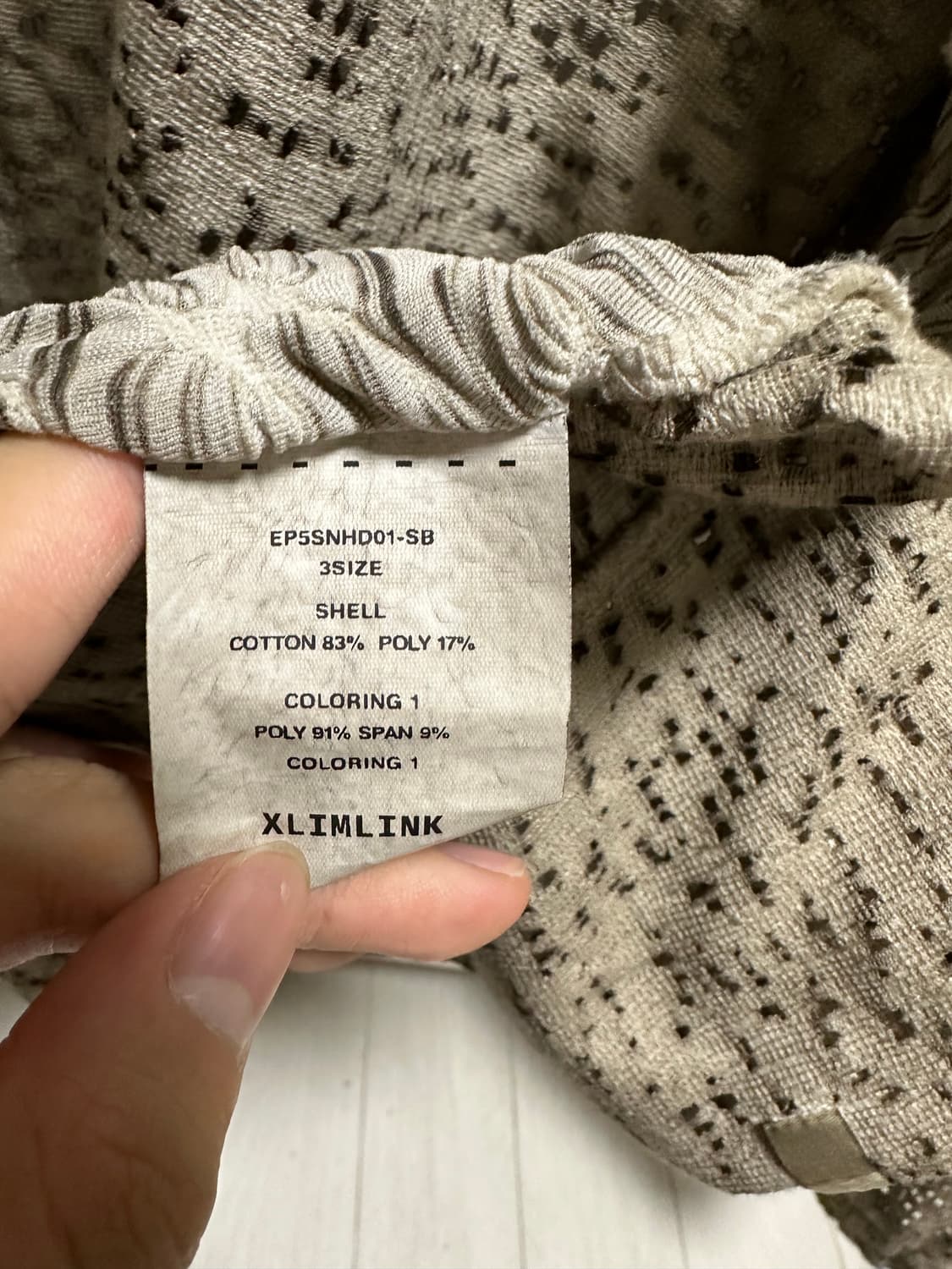 Xlim Ep.5 Synopsis 01 Zip Up Sand Beige 상품이미지7