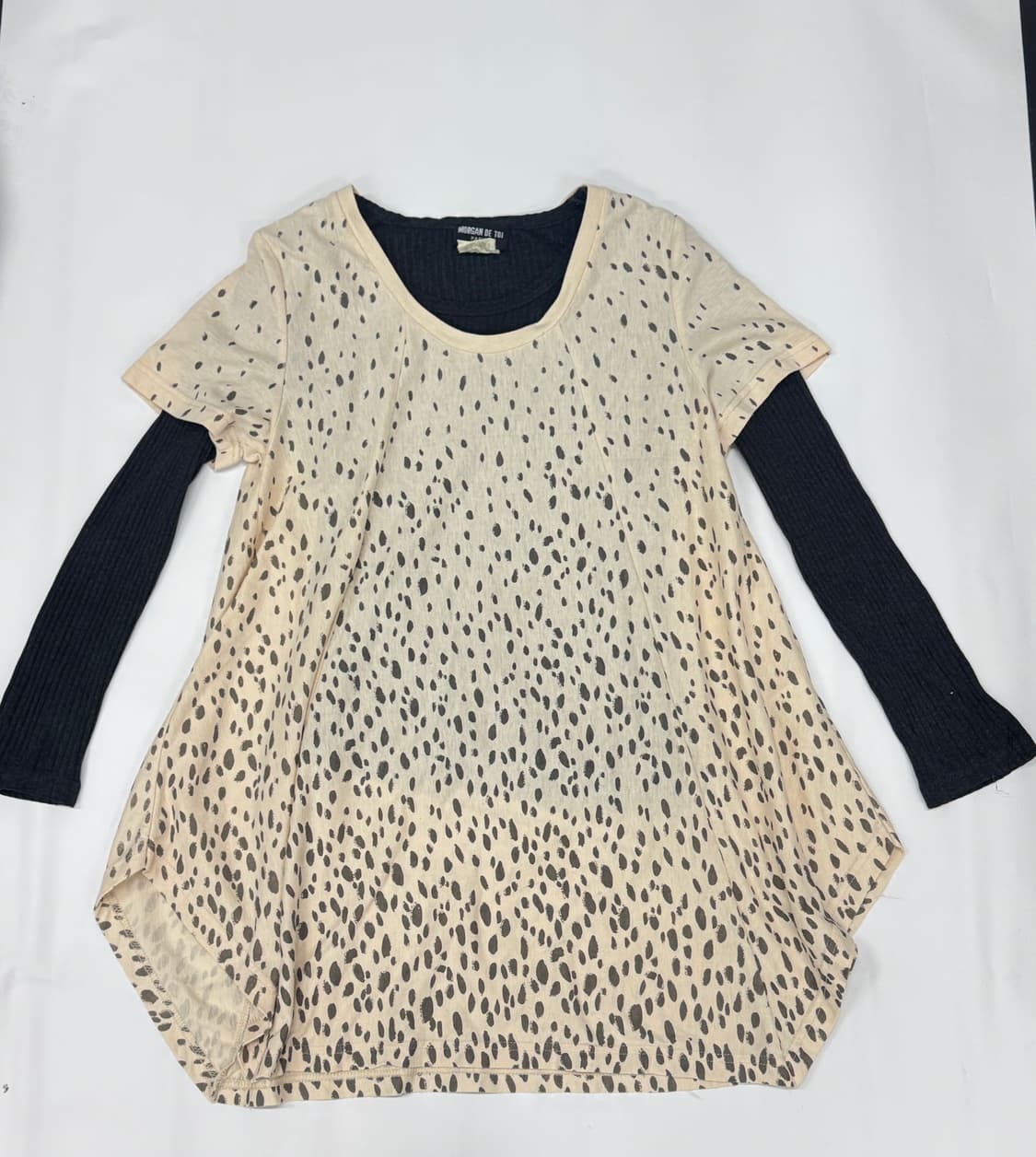 🪶하구미의 도트 패턴 레이어드 코디세트🪶 에스닉 히피 나나깔 그런지  상품이미지3