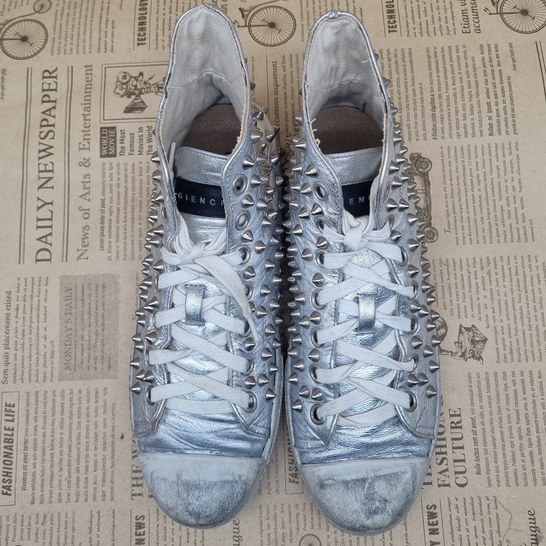 젠치 실버 남성하이탑270  상품이미지2