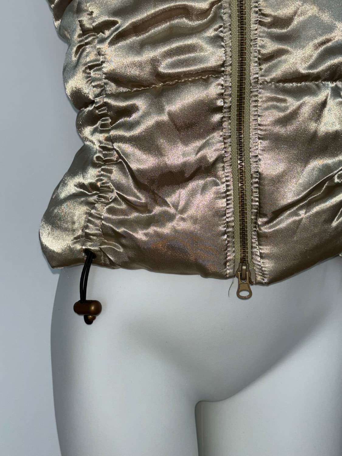 glitter gold vest padding 상품이미지4