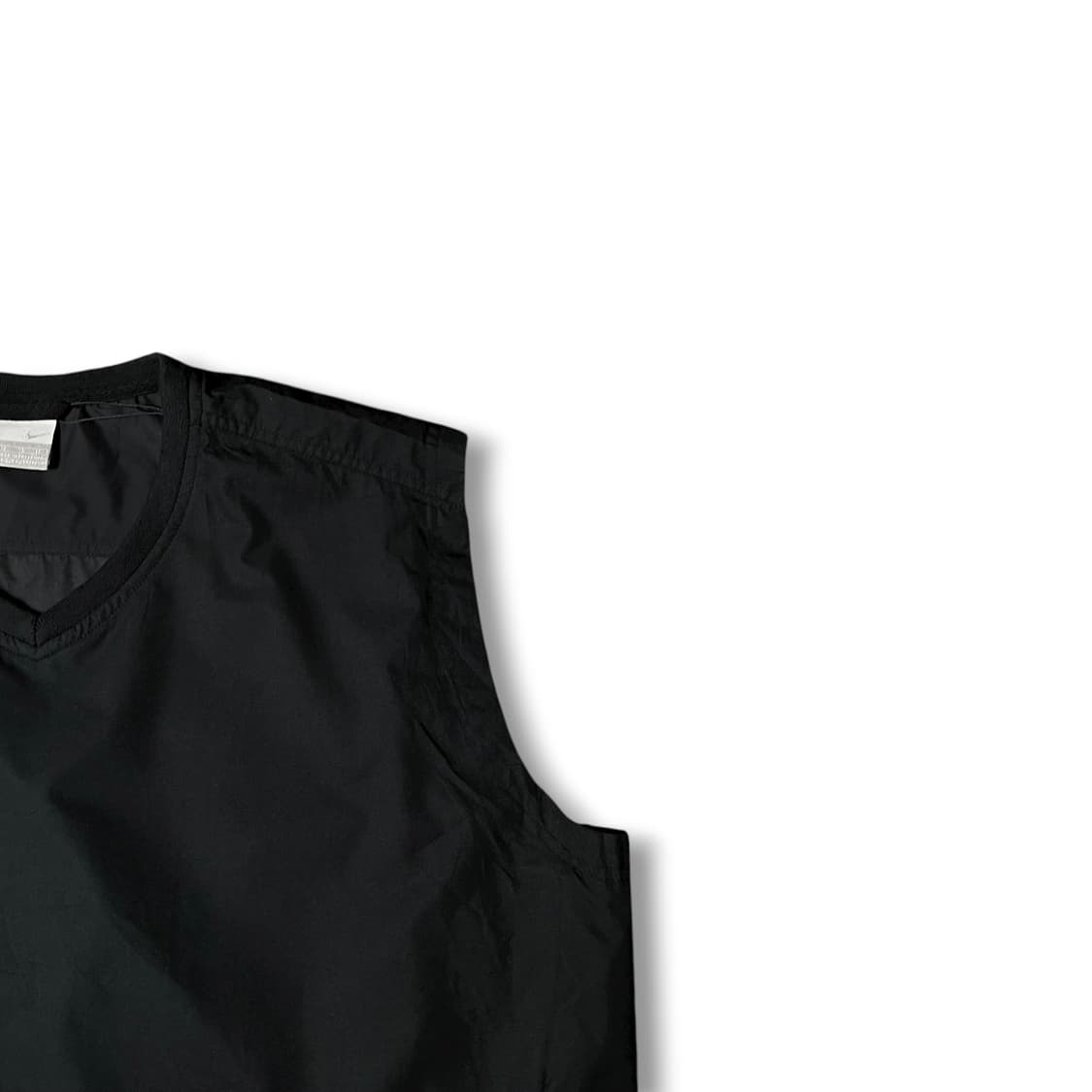 나이키 블랙 나일론 브이넥 웜업 조끼 XL  상품이미지2