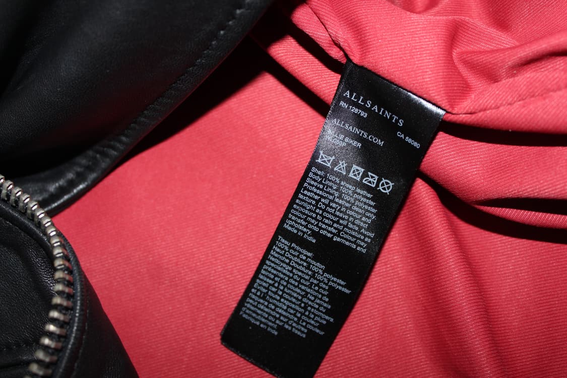 올세인츠 쉽스킨 빌리바이커 레더 자켓 상품이미지3